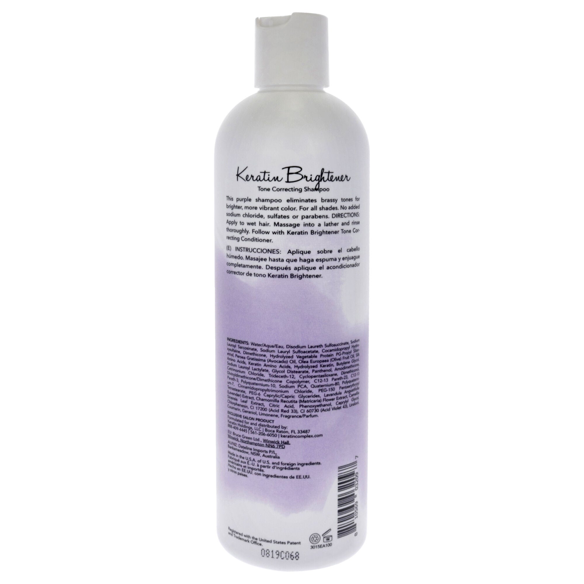 Keratin Brightener Shampoo by Keratin Perfect for Unisex - 12 oz Shampoo, , alternate image number 3