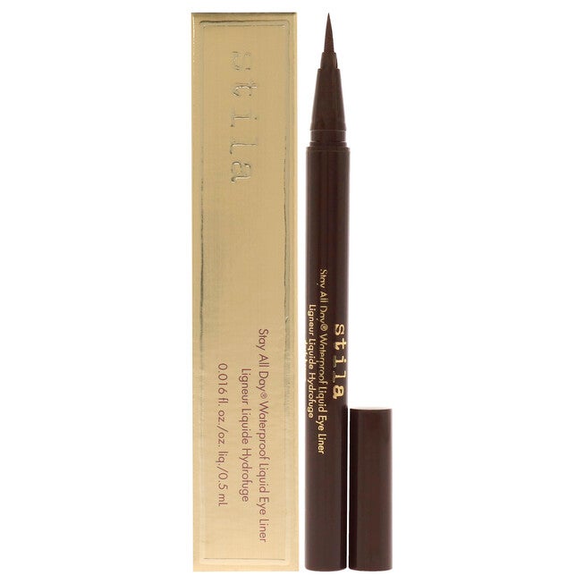 Stay All Day Waterproof Liquid Eye Liner - Dark Brown by Stila for Women - 0.016 oz Eyeliner, NA, hi-res image number null