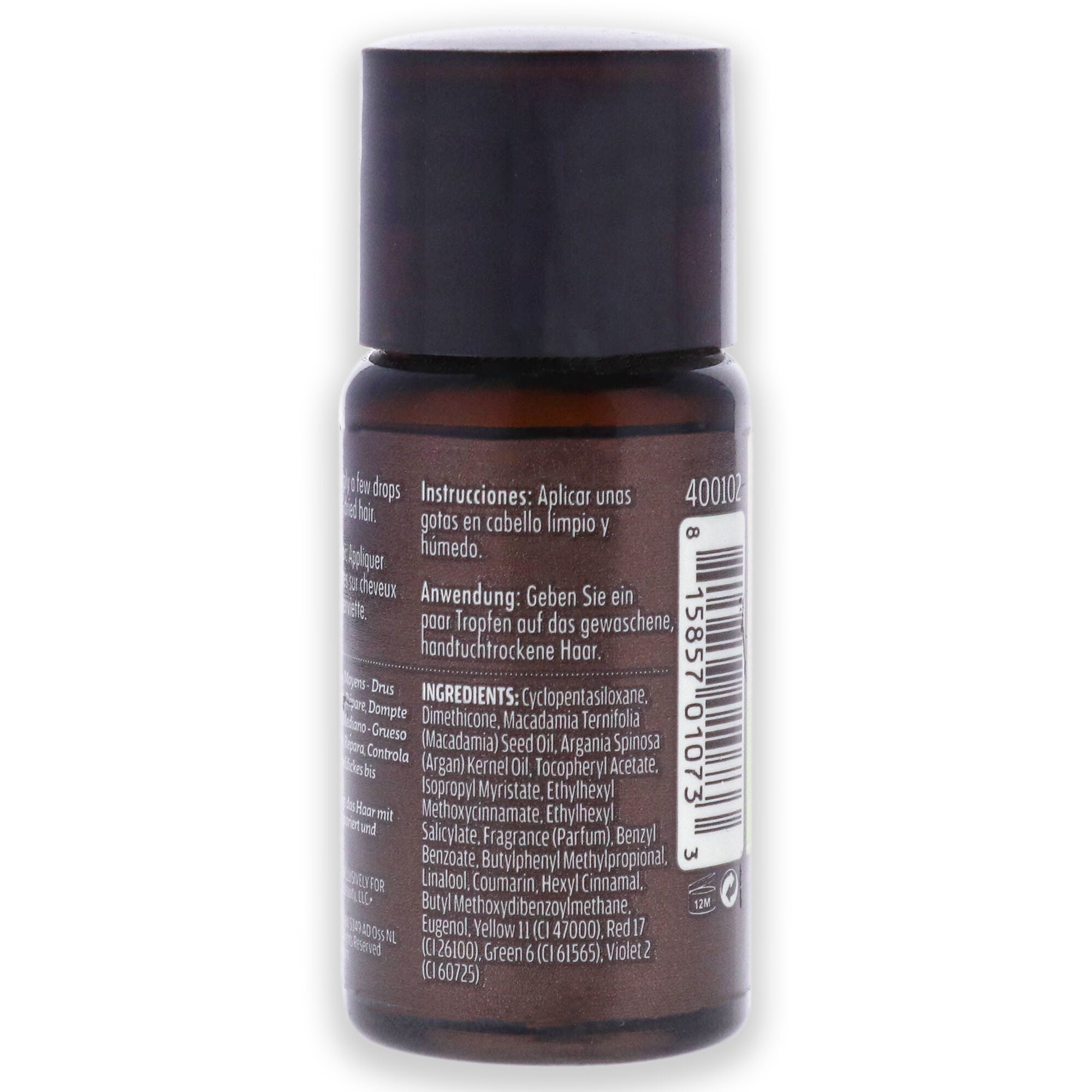Nourishing Moisture Oil Treatment by Macadamia Oil for Unisex - 0.34 oz Treatment, See Description, alternate image number 1