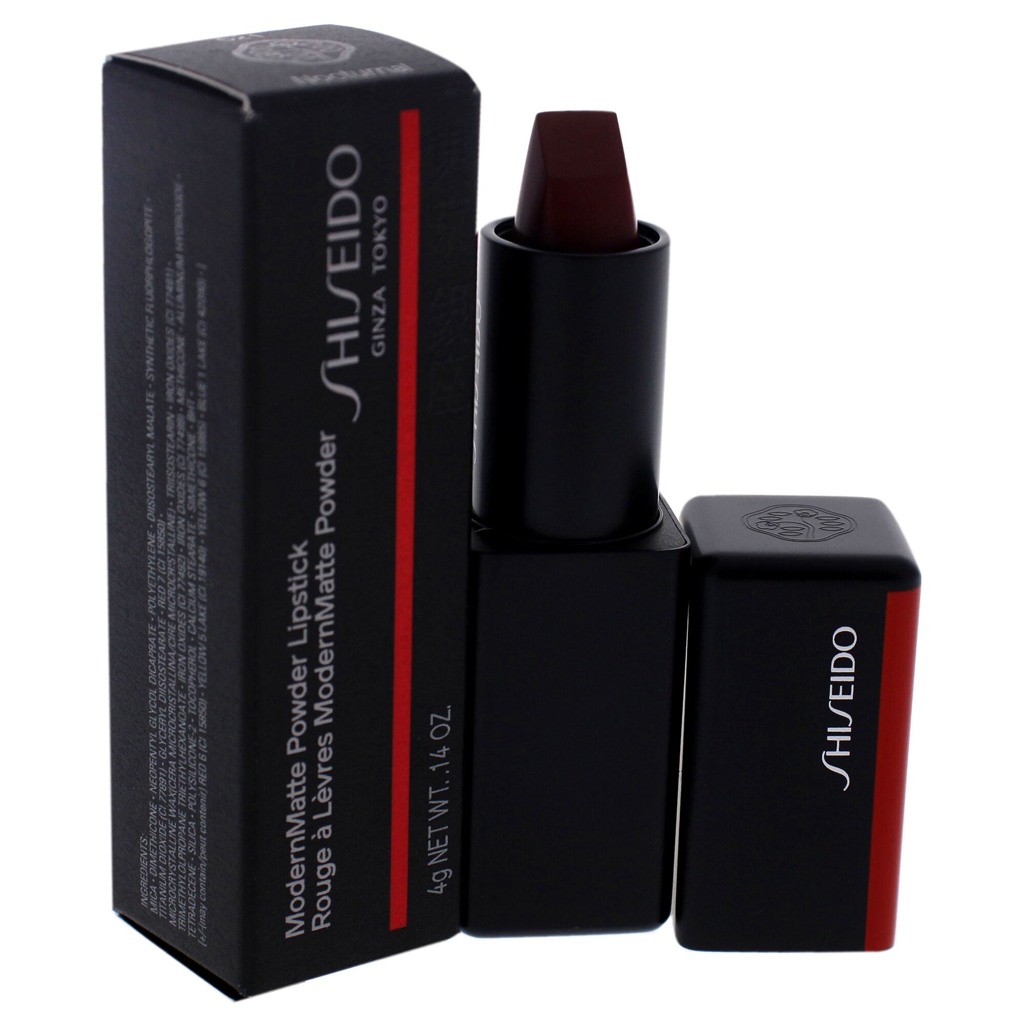 ModernMatte Powder Lipstick - 521 Nocturnal by Shiseido for Women - 0.14 oz Lipstick, See Description, alternate image number 3