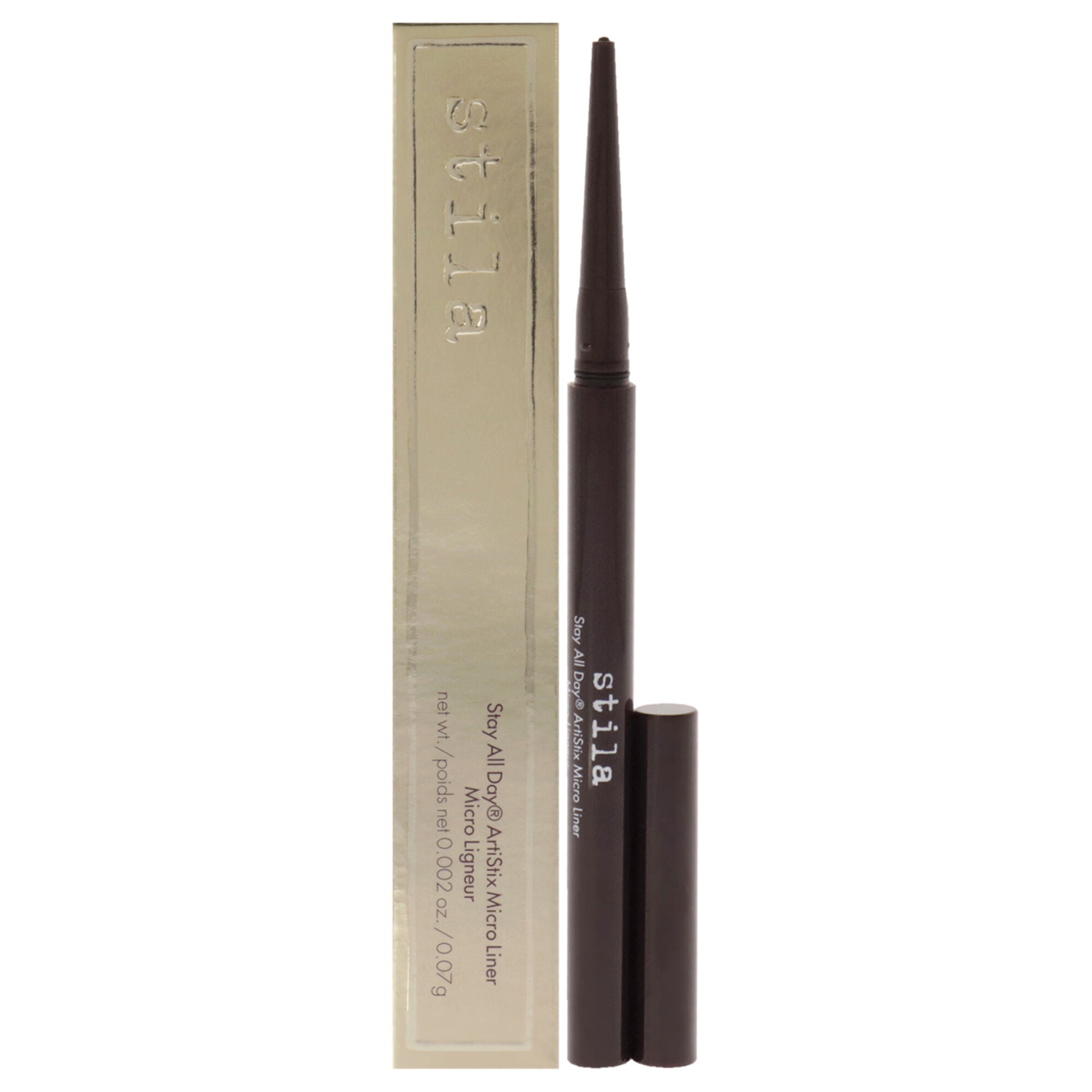 Stay All Day ArtiStix Micro Liner - Matte Dark Brown by Stila for Women - 0.002 oz Eyeliner, See Description, hi-res image number 0