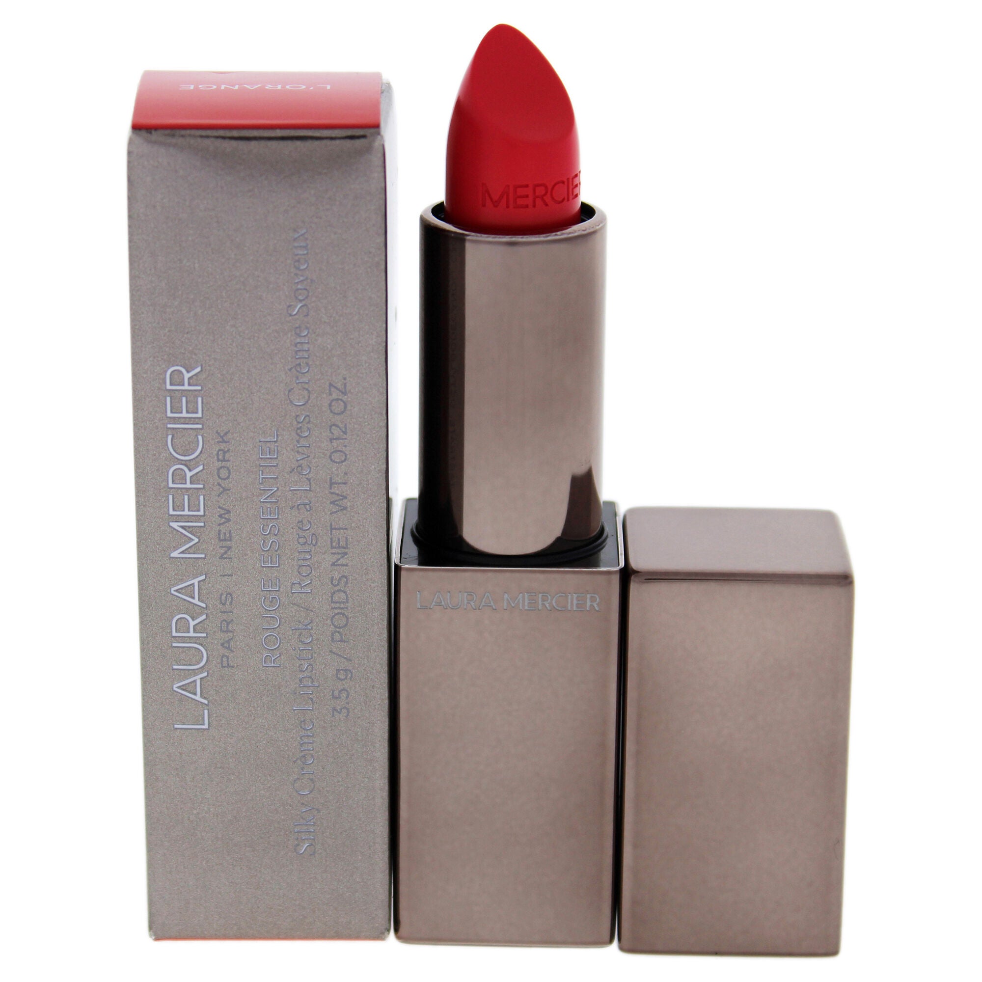 Rouge Essentiel Silky Creme Lipstick - LOrange by Laura Mercier for Women - 0.12 oz Lipstick, See Description, hi-res image number 0