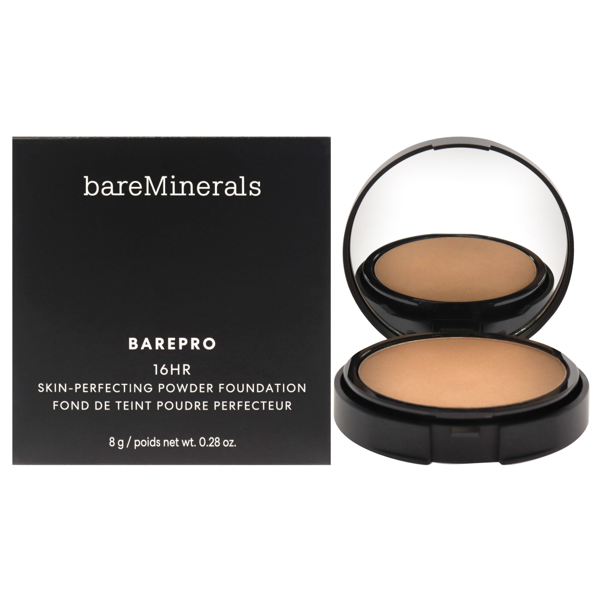 Barepro 16HR Skin Perfecting Powder Foundation - 45 Medium Deep Cool by bareMinerals for Women - 0.28 oz Foundation, See Description, hi-res image number 0