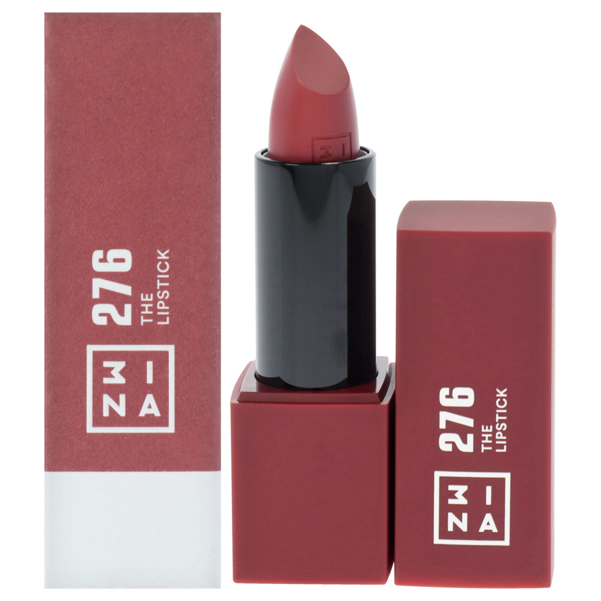 The Lipstick - 276 Shiny Dusty Red by 3INA for Women - 0.11 oz Lipstick, See Description, hi-res image number 0