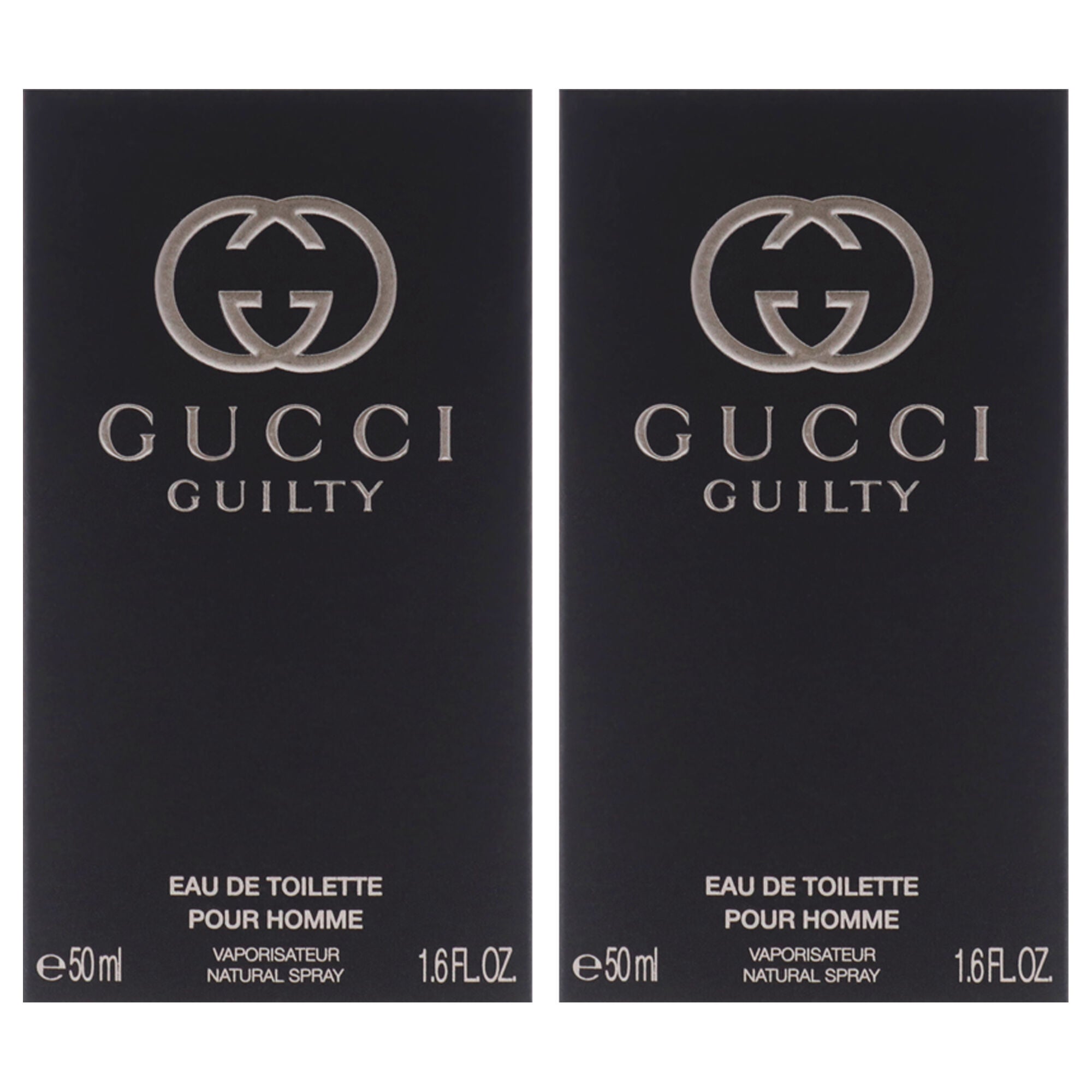 Gucci Guilty by Gucci for Men - 1.6 oz EDT Spray - Pack of 2, Clear, alternate image number 4