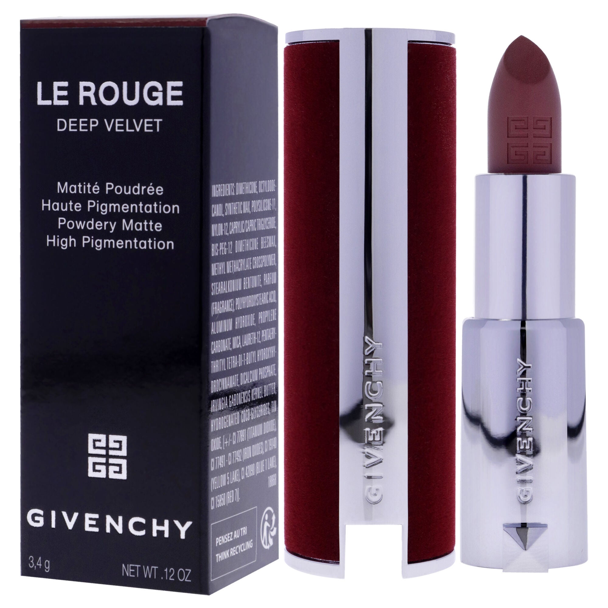 Le Rouge Deep Velvet Matte Lipstick - 10 by Givenchy for Women - 0.12 oz Lipstick, See Description, alternate image number 3