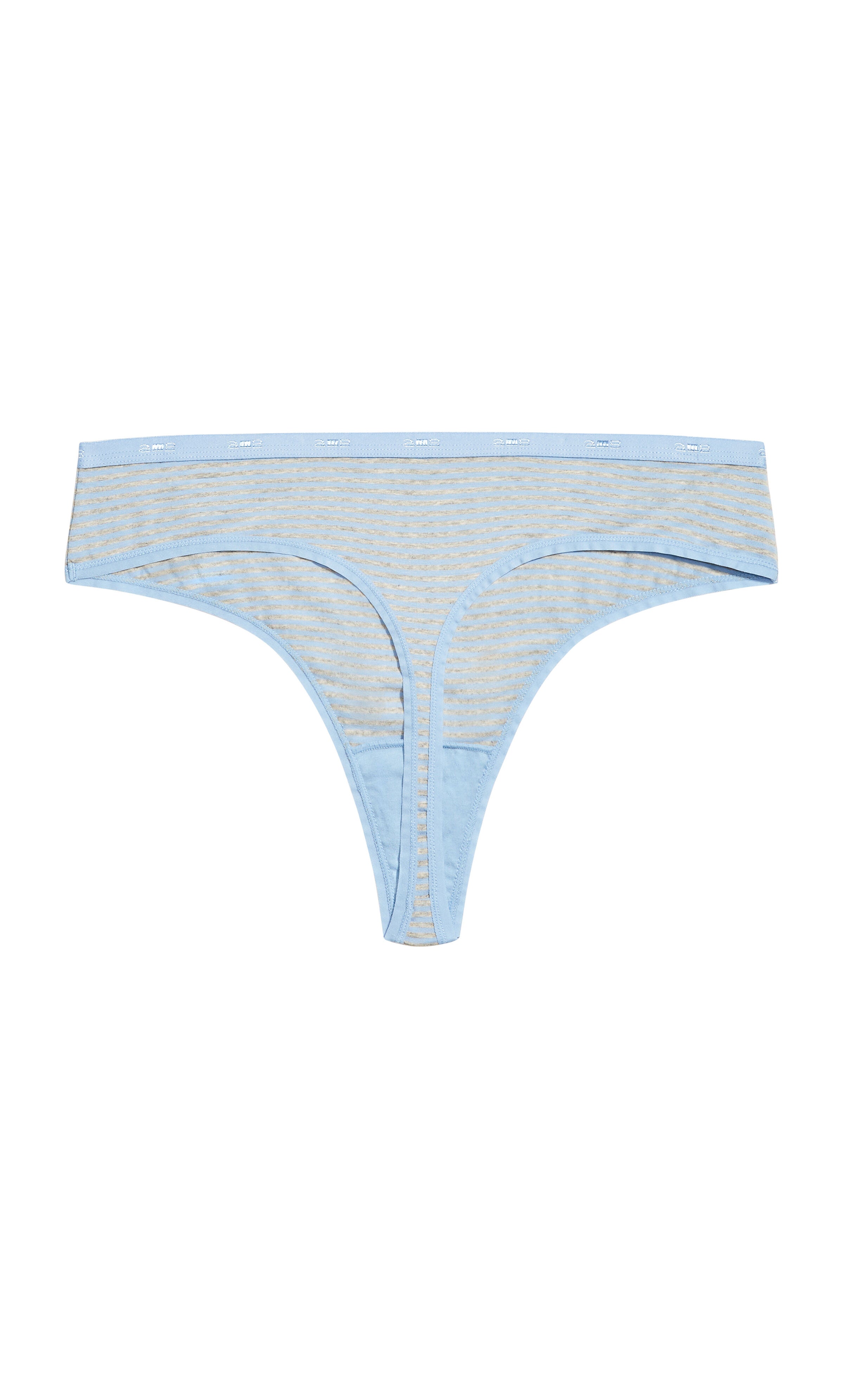 Fashion Cotton Thong - blue stripe, , alternate image number 3