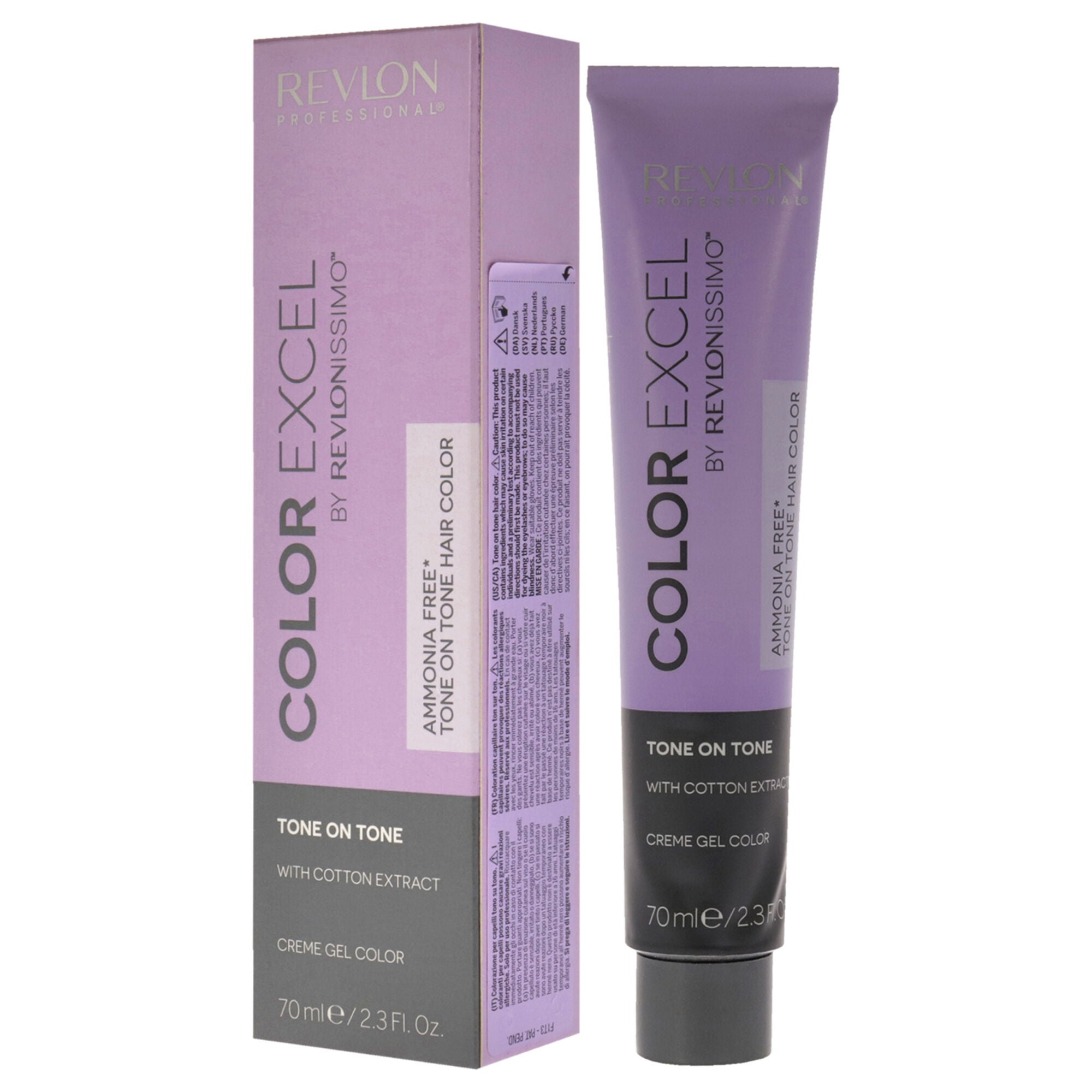 Revlonissimo Color Excel - 8.01 Light Natural Ash Blonde by Revlon for Unisex - 2.3 oz Hair Color, , alternate image number 7