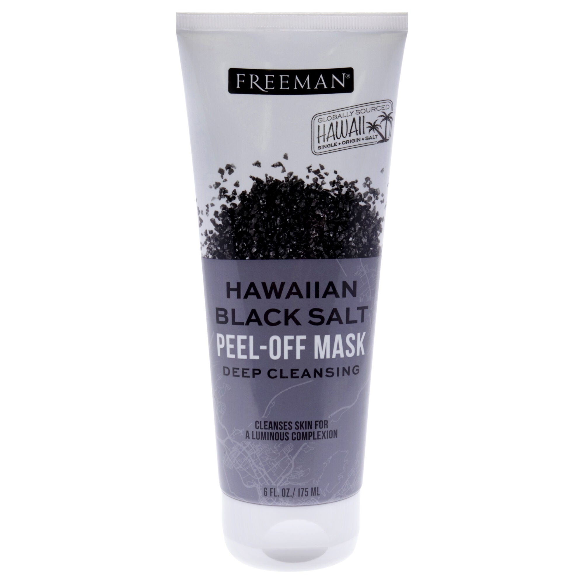 Hawaiian Black Salt Peel-Off Mask by Freeman for Unisex - 6 oz Mask, See Description, hi-res image number 0