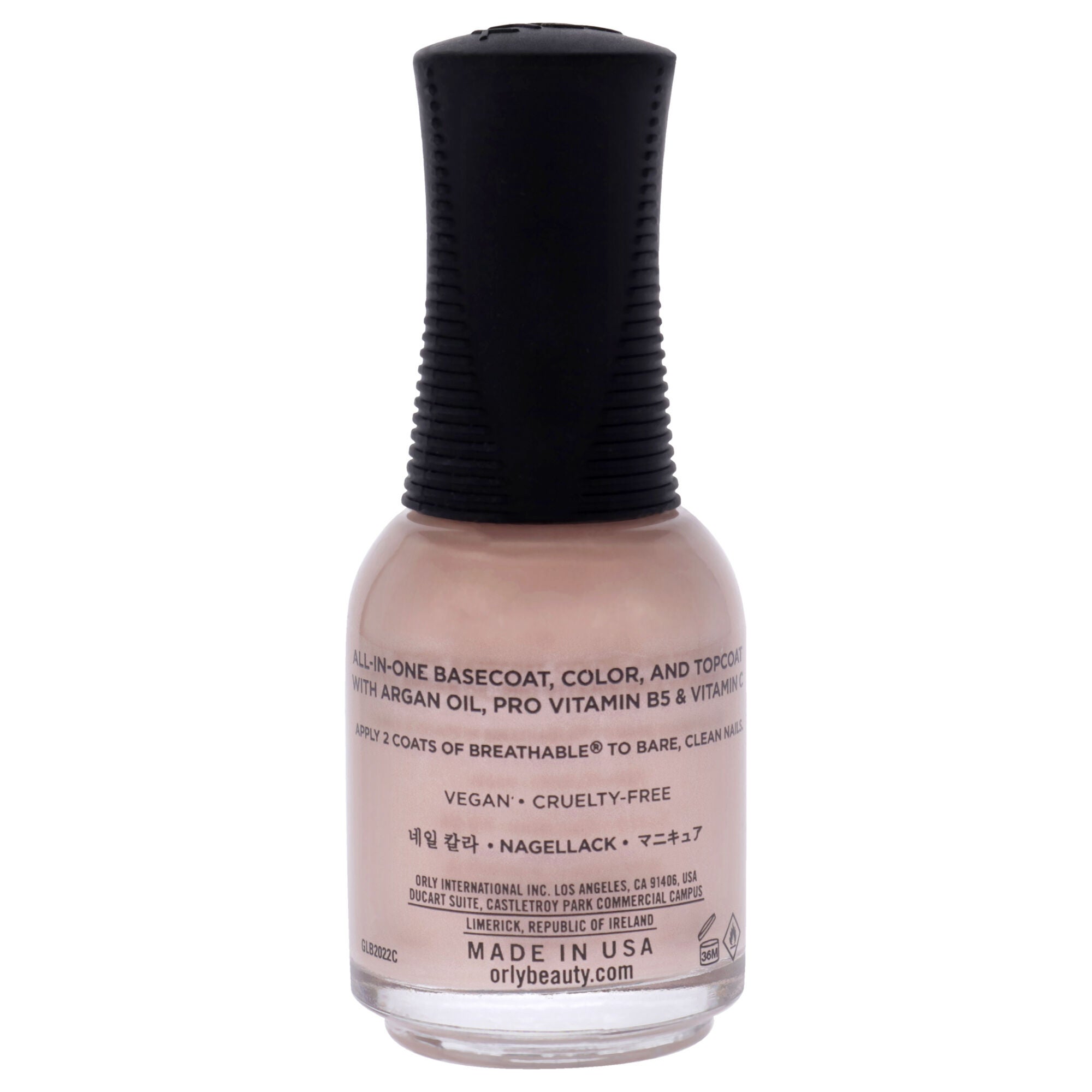 Breathable 1 Step Manicure - 20982 Inner Glow by Orly for Women - 0.6 oz Nail Polish, Pink, alternate image number 1