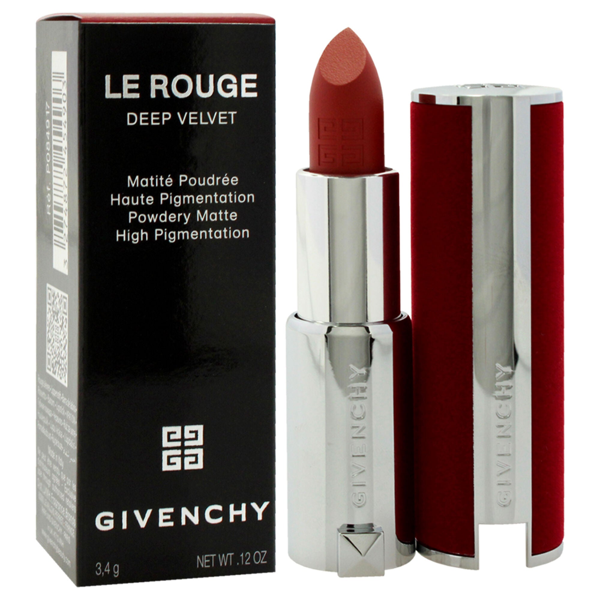 Le Rouge Deep Velvet Matte Lipstick - 34 Rouge Safran by Givenchy for Women - 0.12 oz Lipstick, See Description, alternate image number 2