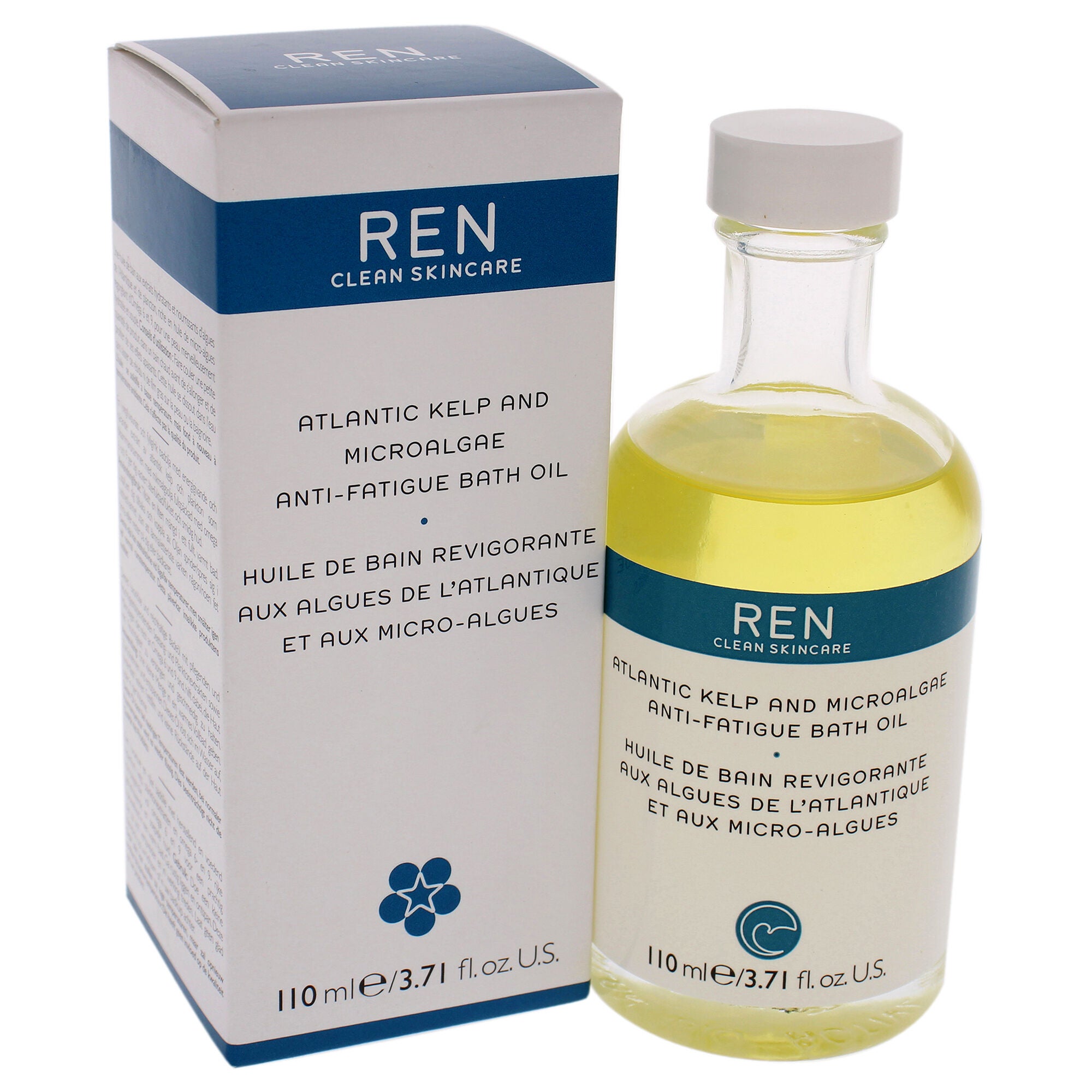 Atlantic Kelp and Microalgae Anti-Fatigue Bath Oil by REN for Unisex - 3.7 oz Oil, , alternate image number 7