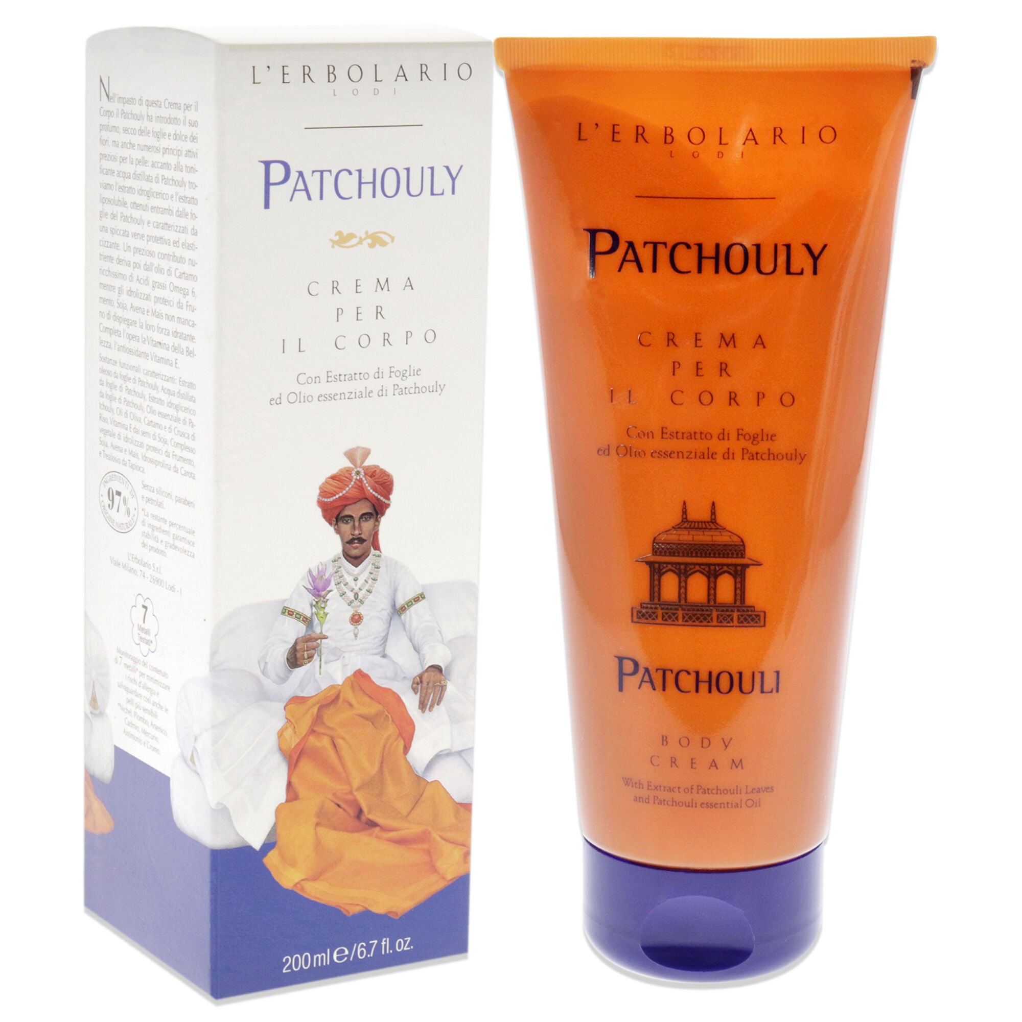 Patchouly Body Cream by Lerbolario for Unisex - 6.7 oz Cream, , alternate image number 6