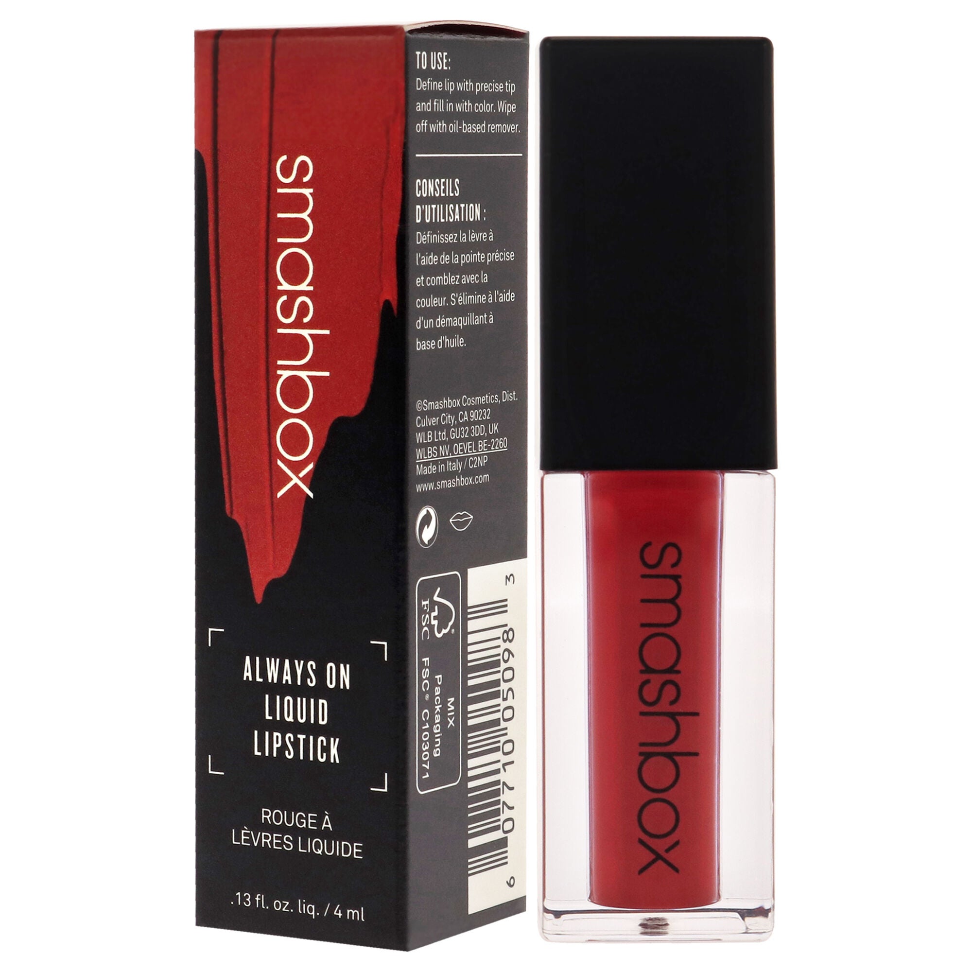 Always On Liquid Lipstick - Bawse by SmashBox for Women - 0.13 oz Lipstick, See Description, alternate image number 3