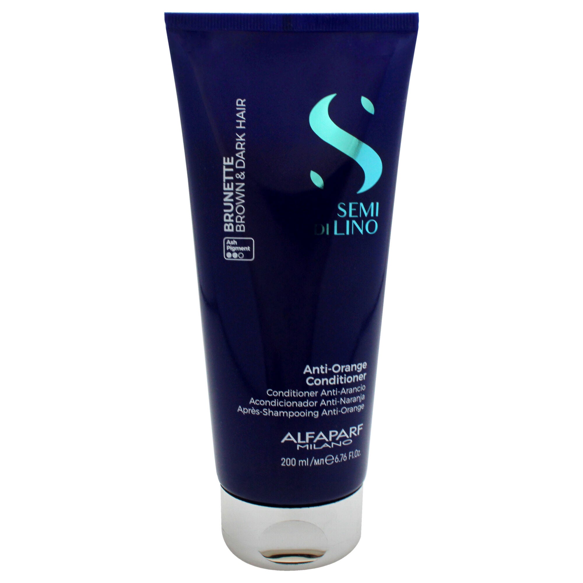 Semi Di Lino Brunette Anti-Orange Conditioner by Alfaparf Milano for Unisex - 6.7 oz Conditioner, See Description, alternate image number 1