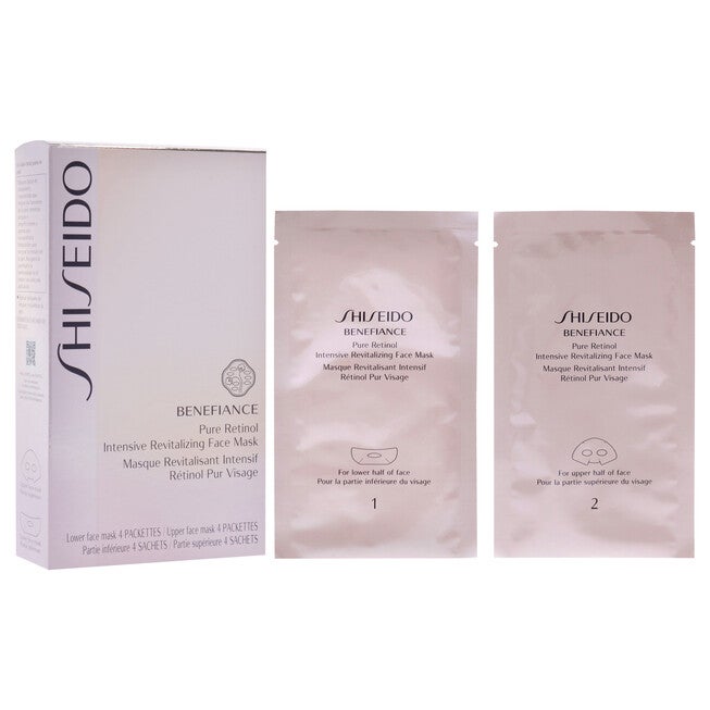 Benefiance Pure Retinol Intensive Revitalizing Face Mask by Shiseido for Unisex - 4 Pc Mask, See Description, alternate image number 2