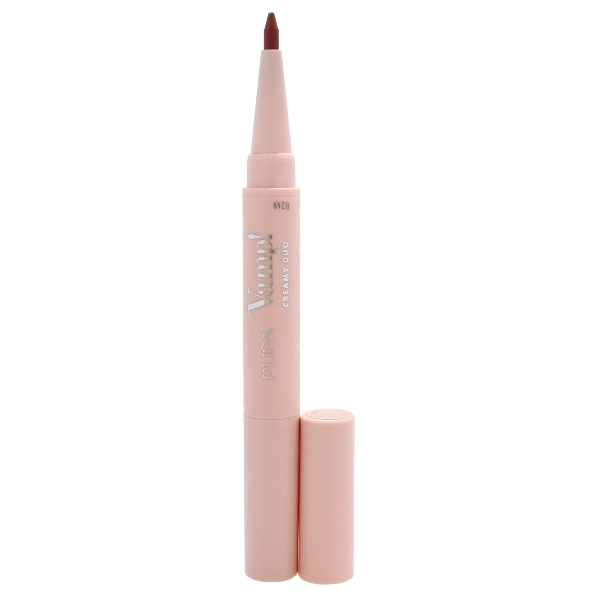 Vamp! Creamy Duo Contouring Lip Pencil and Shiny Lipstick - 003 Warm Nude by Pupa Milano for Women - 0.035 oz Makeup, See Description, alternate image number 4