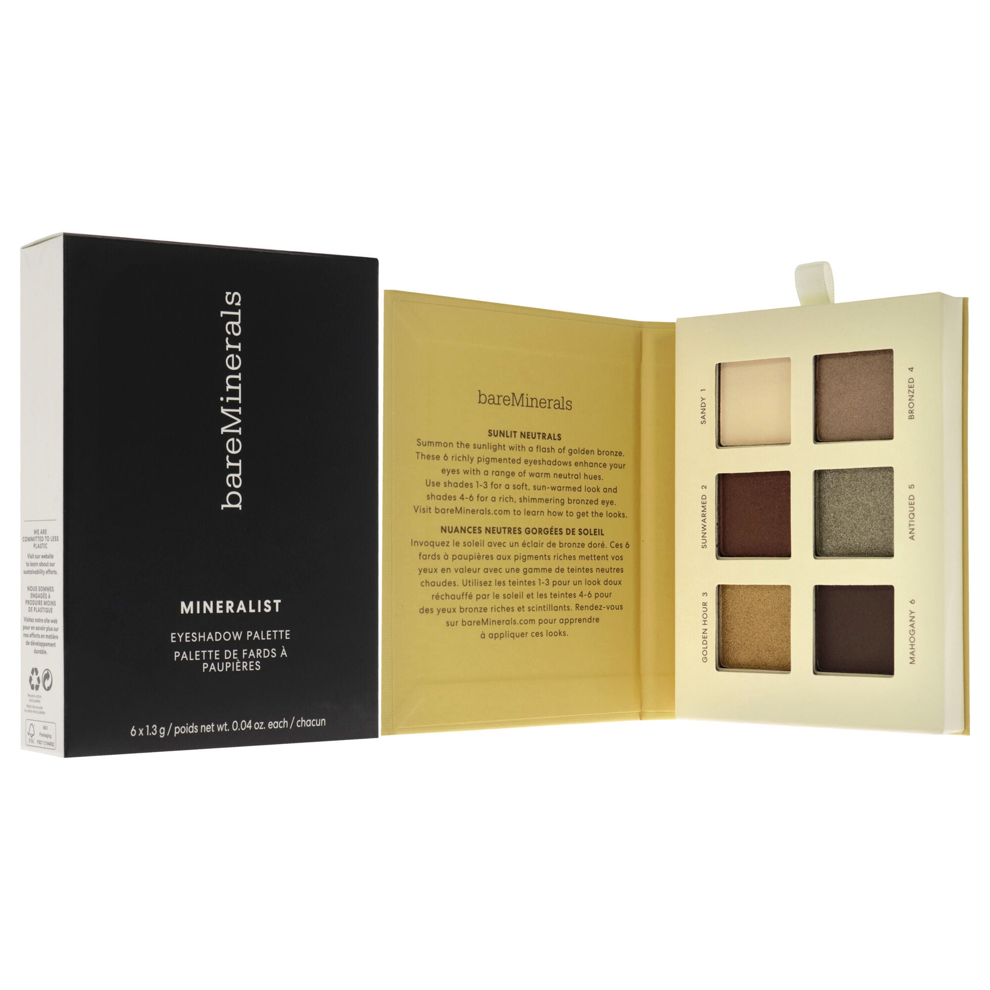 Mineralist Eyeshadow Palette - Sunlit by bareMinerals for Women - 0.24 oz Eye Shadow, , alternate image number 7