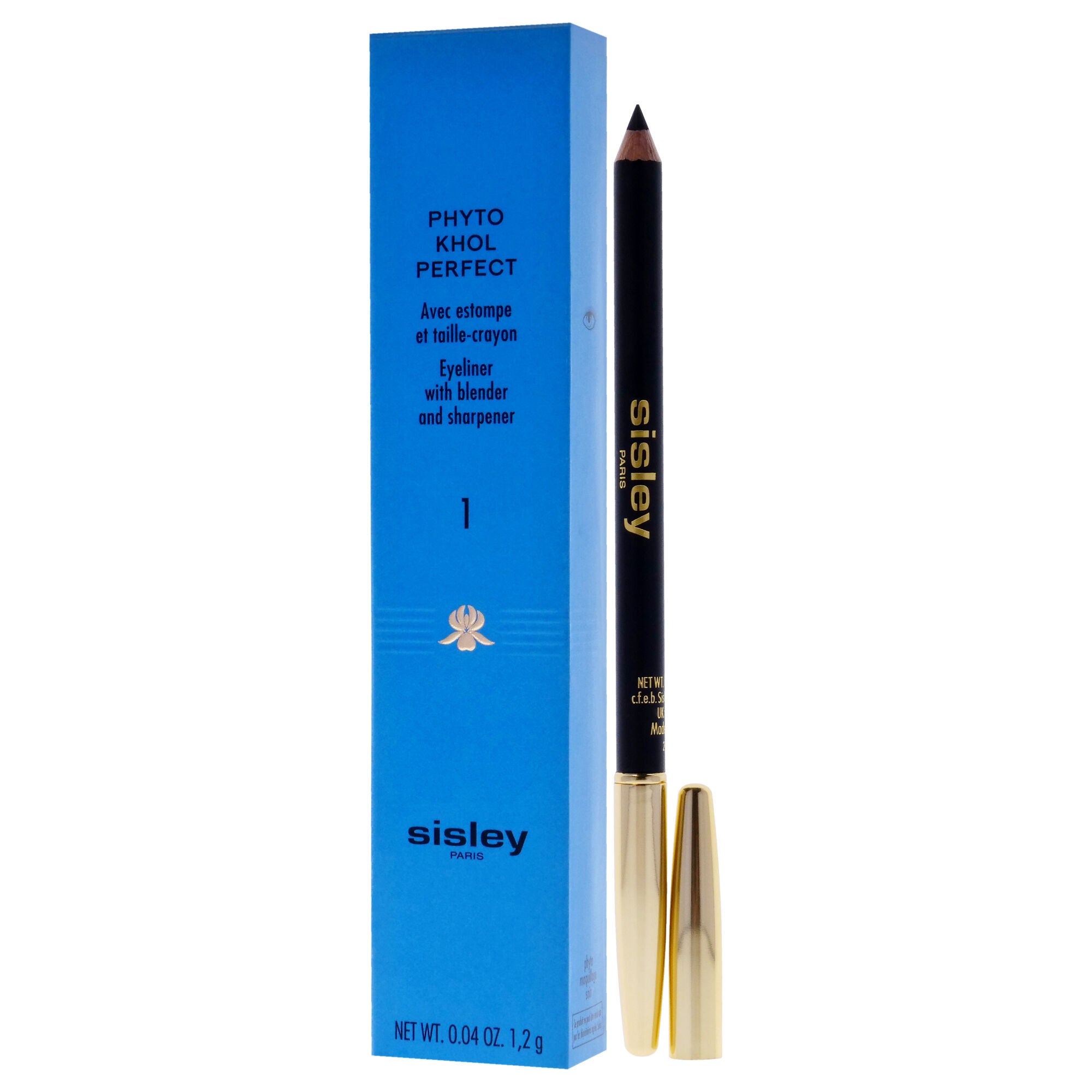 Phyto Khol Perfect Eyeliner With Blender and Sharpener - 1 Black by Sisley for Women - 0.04 oz Eyeliner, See Description, alternate image number 3