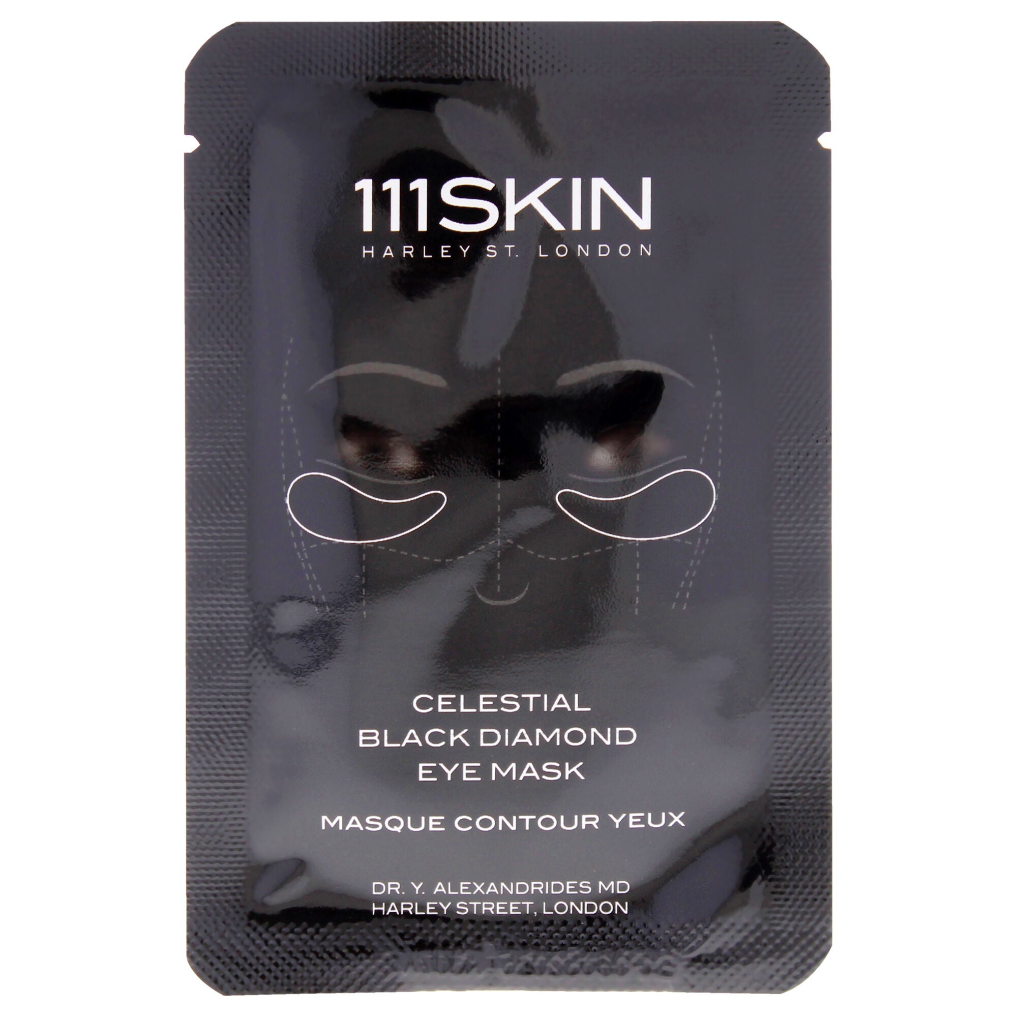Celestial Black Diamond Eye Mask by 111Skin for Unisex - 8 Pc Mask, See Description, alternate image number 4