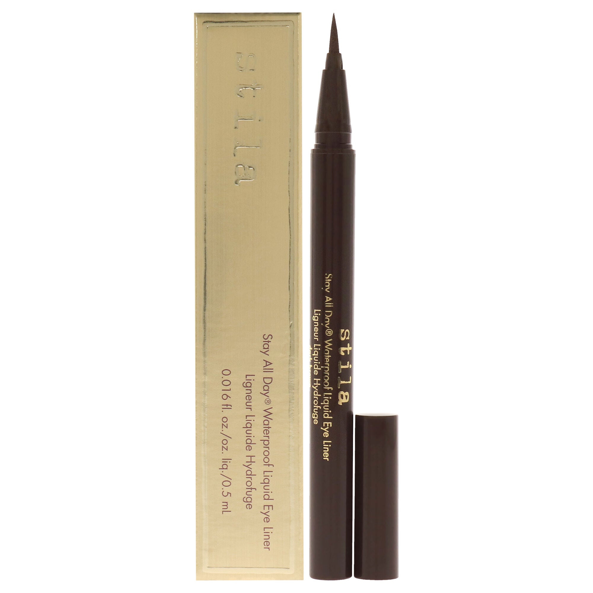 Stay All Day Waterproof Liquid Eye Liner - Dark Brown by Stila for Women - 0.016 oz Eyeliner, See Description, hi-res image number 0