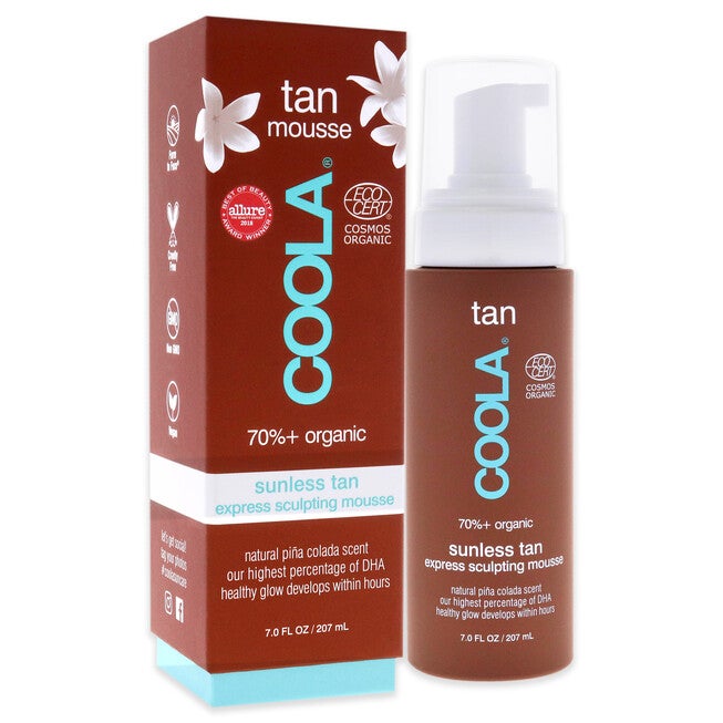 Organic Gradual Sunless Tan Express Sculpting Mousse by Coola for Unisex - 7 oz Bronzer, , alternate image number 7