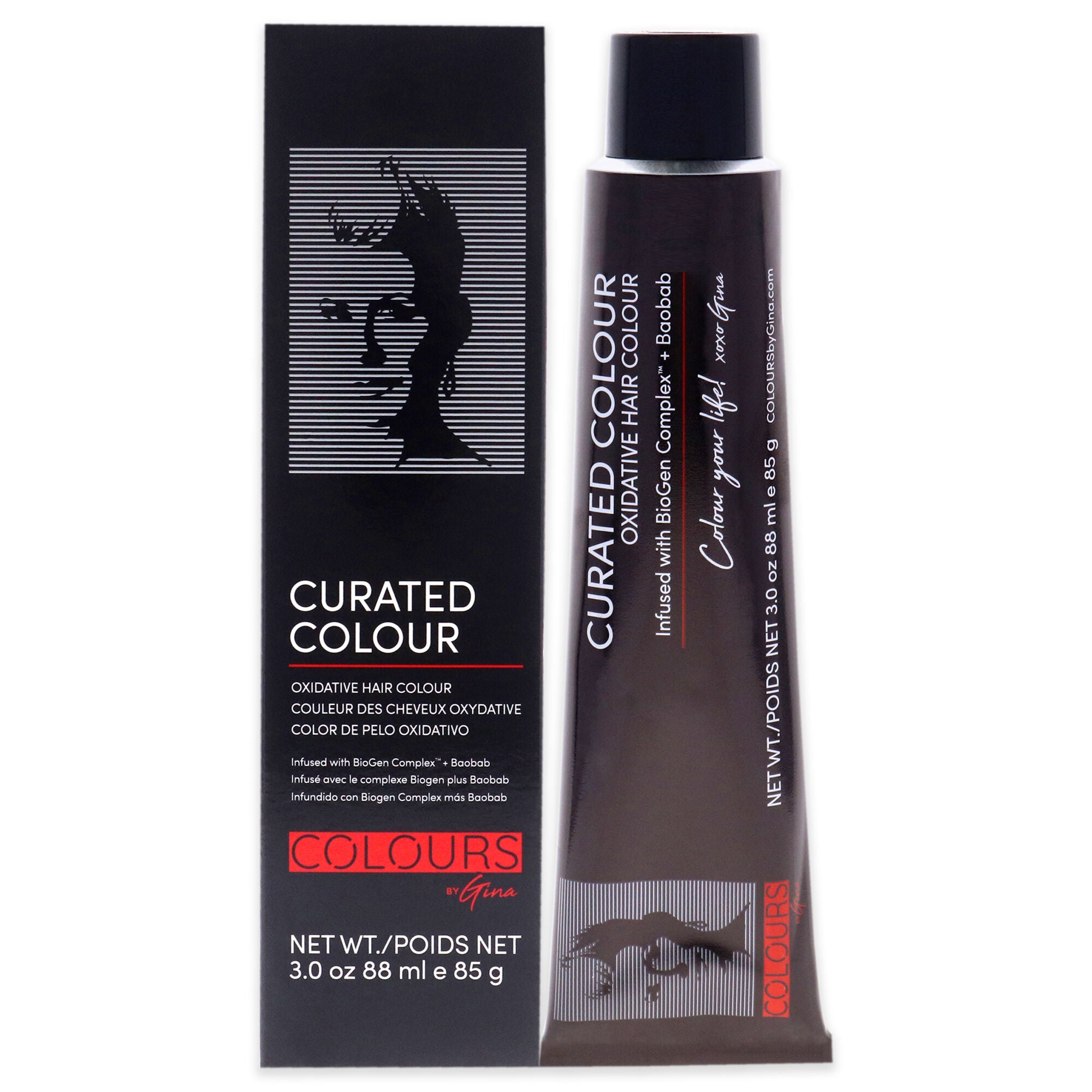 Curated Colour - 7.35-7GM Golden Mahogany Blonde by Colours By Gina for Unisex - 3 oz Hair Color, See Description, hi-res image number 0