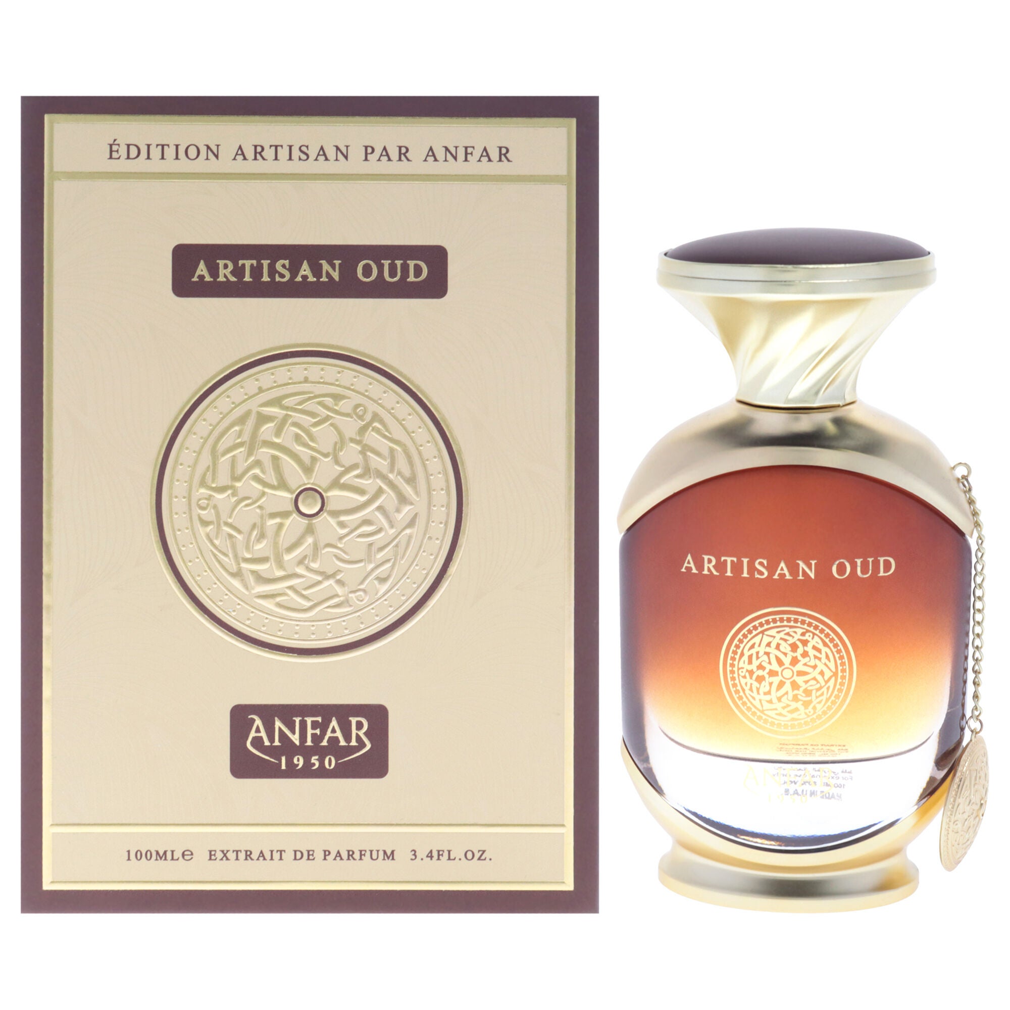 Edition Artisan Oud by Anfar for Men - 3.4 oz Extrait De Parfum Spray, See Description, hi-res image number 0