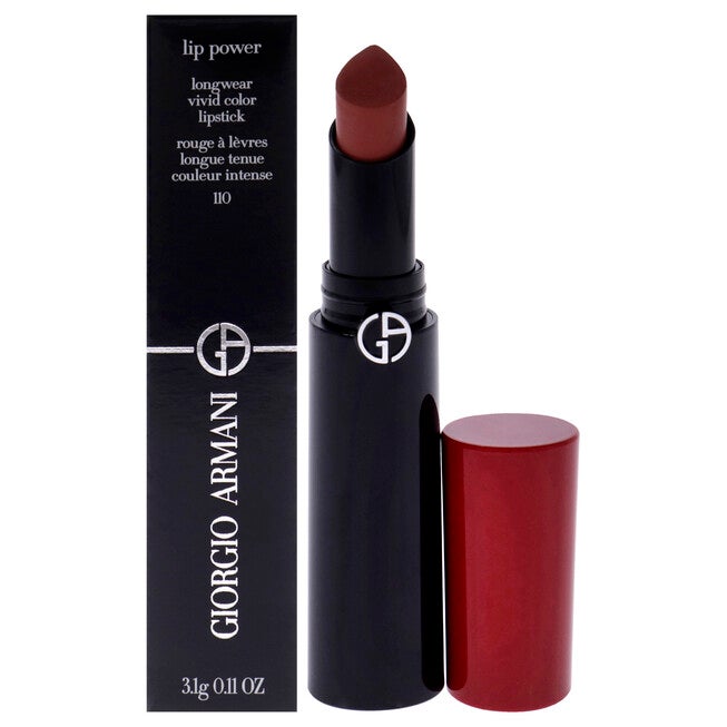 Lip Power Longwear Vivid Color Lipstick - 110 Mania by Giorgio Armani for Women - 0.11 oz Lipstick, See Description, hi-res image number 0