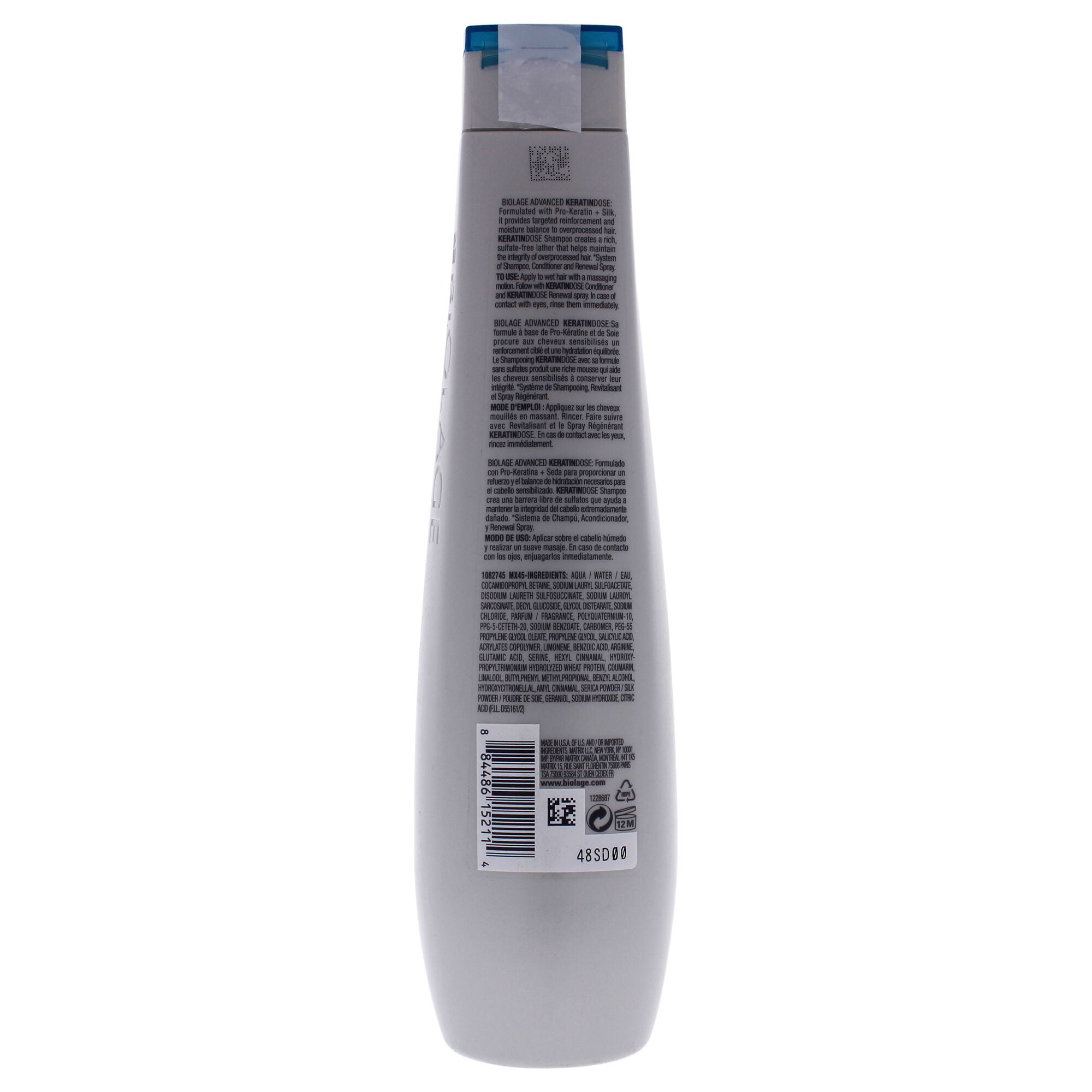 Biolage Keratin Dose Shampoo by Matrix for Unisex - 13.5 oz Shampoo, , alternate image number 3