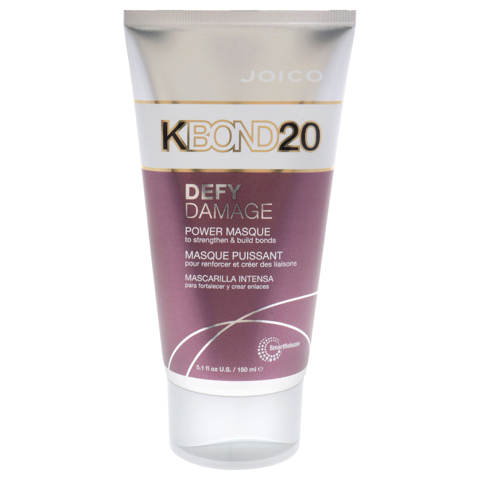 Defy Damage KBond20 Power Masque by Joico for Unisex - 5.1 oz Masque, White, hi-res image number 0