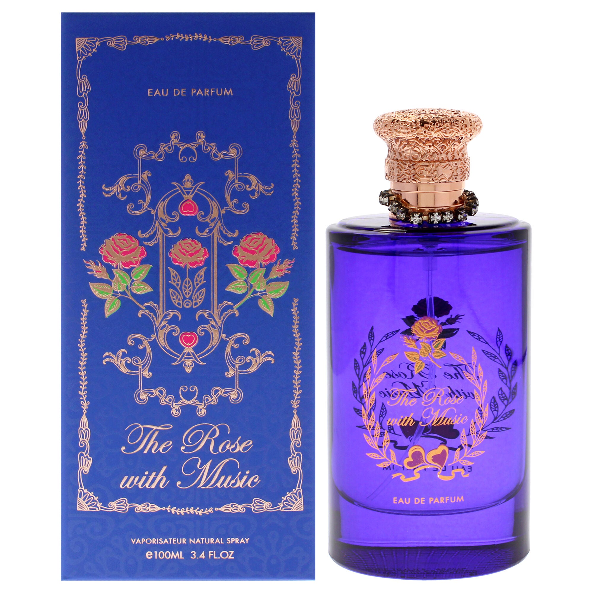 The Rose With Music by Le Vogue for Women - 3.4 oz EDP Spray, Clear, hi-res image number 0