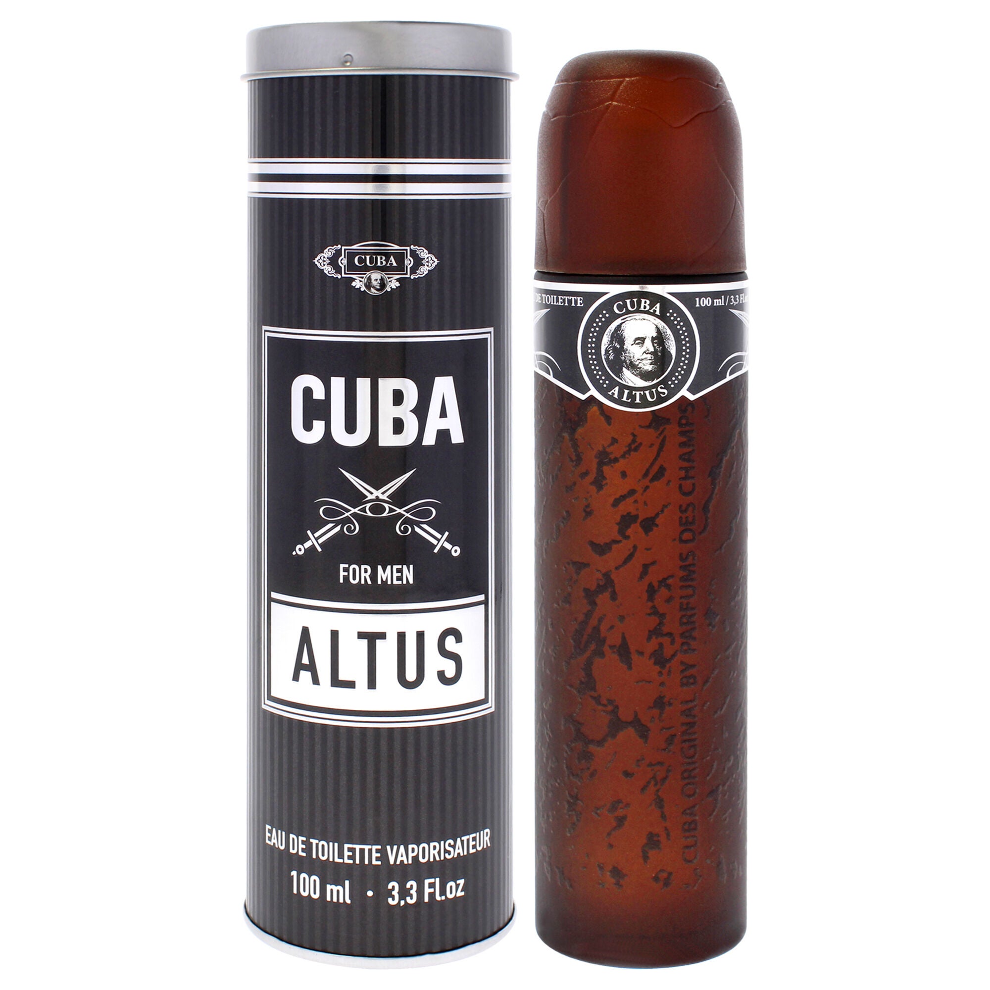 Cuba Altus by Cuba for Men - 3.3 oz EDT Spray, Clear, hi-res image number 0