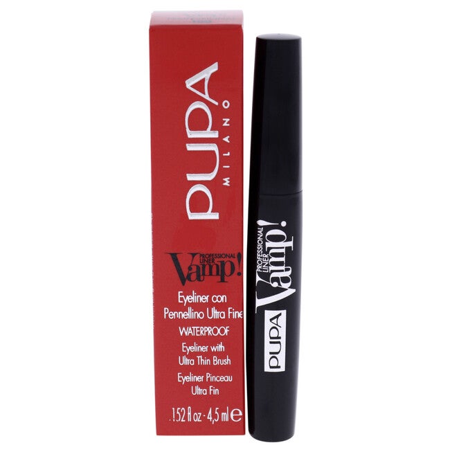 Vamp! Professional Liner - 100 Extra Black by Pupa Milano for Women - 0.152 oz Eyeliner, See Description, hi-res image number 0