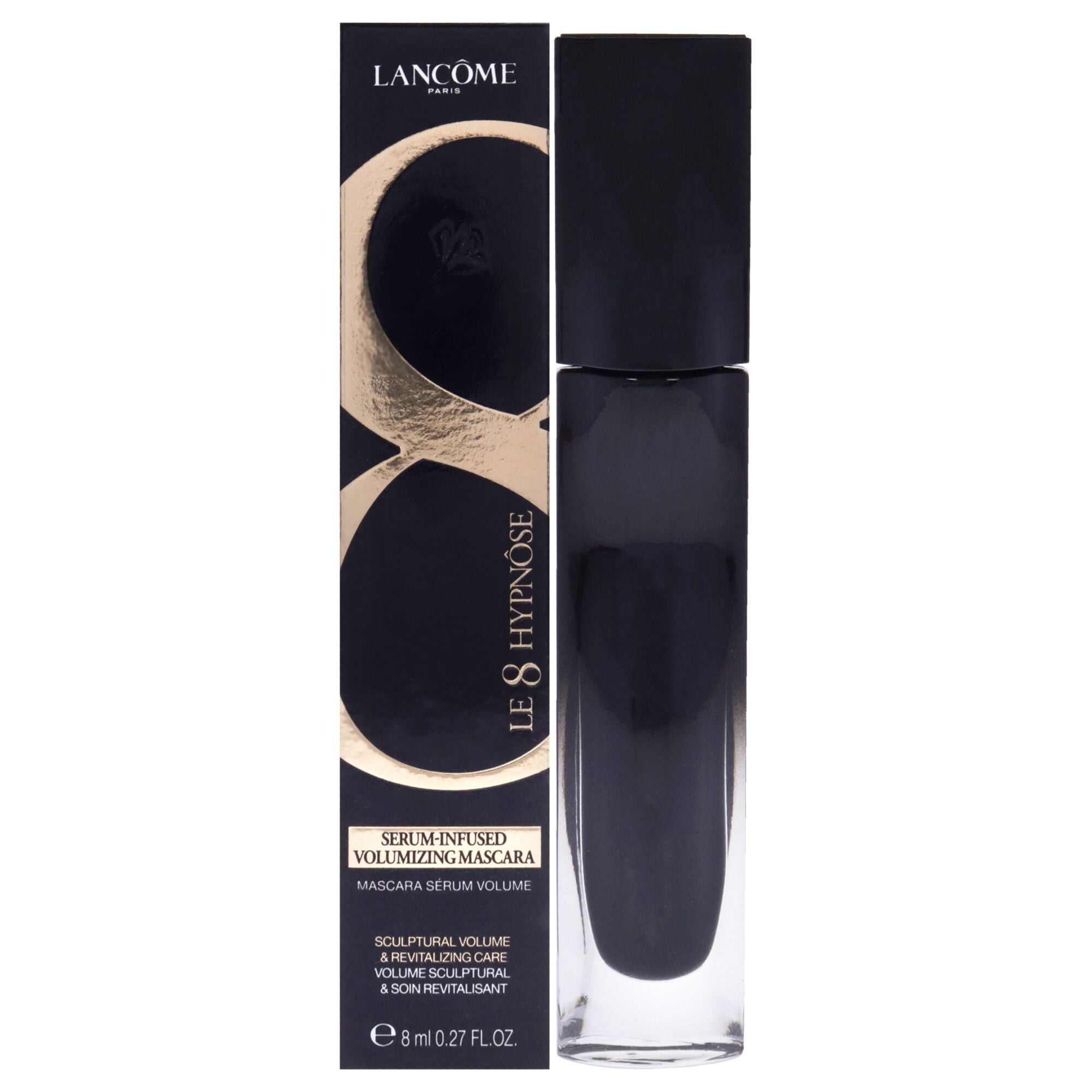 Le 8 Hypnose Serum-Infused Volumizing Mascara - 01 Black Sculptural by Lancome for Women - 0.27 oz Mascara, See Description, hi-res image number 0