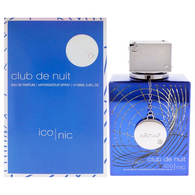Club De Nuit Iconic Blue by Armaf for Men - 3.6 oz EDP Spray, See Description, hi-res image number 0