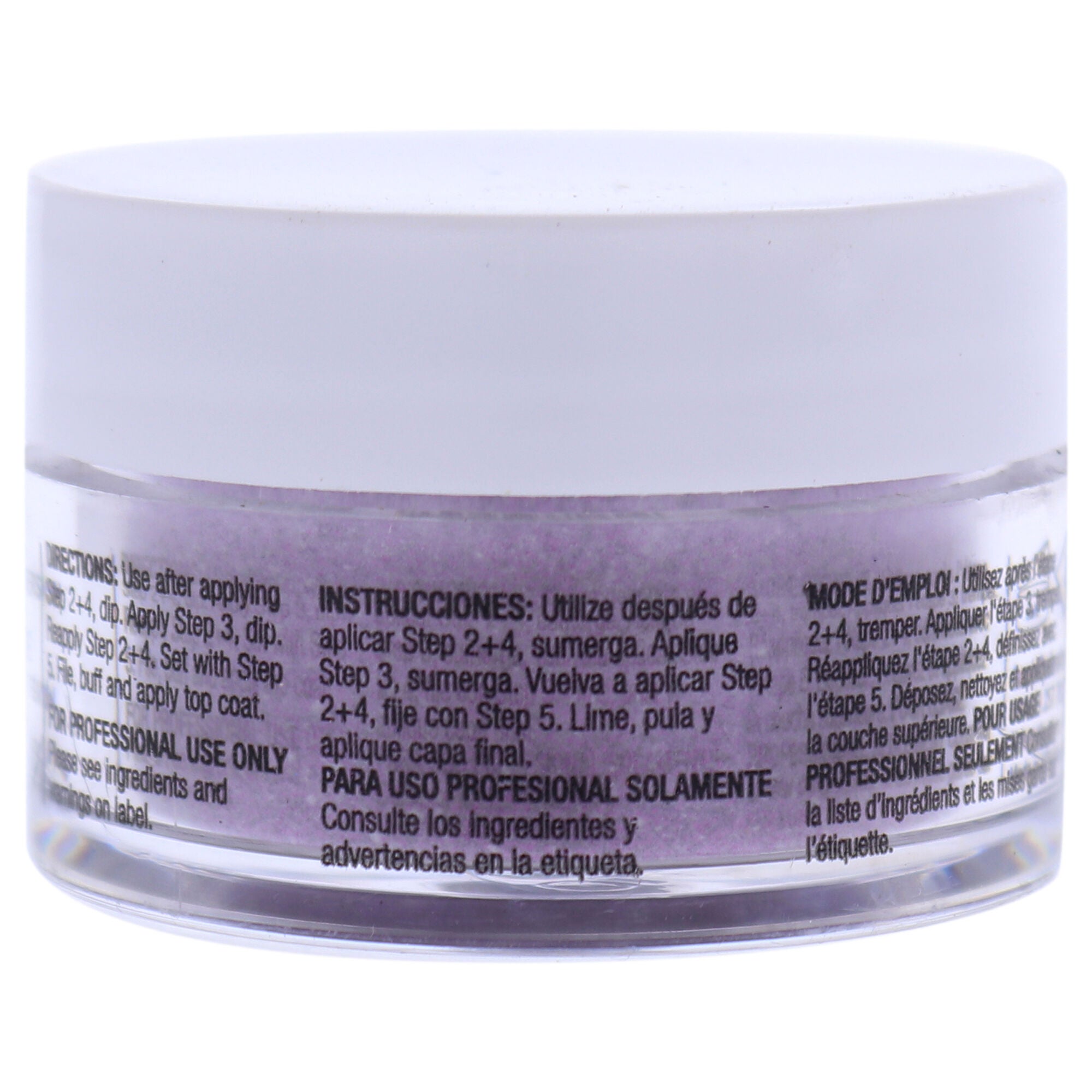 Pro Powder Polish Nail Colour Dip System - Fuchsia Pink Glitter by Cuccio Colour for Women - 0.5 oz Nail Powder, See Description, alternate image number 2