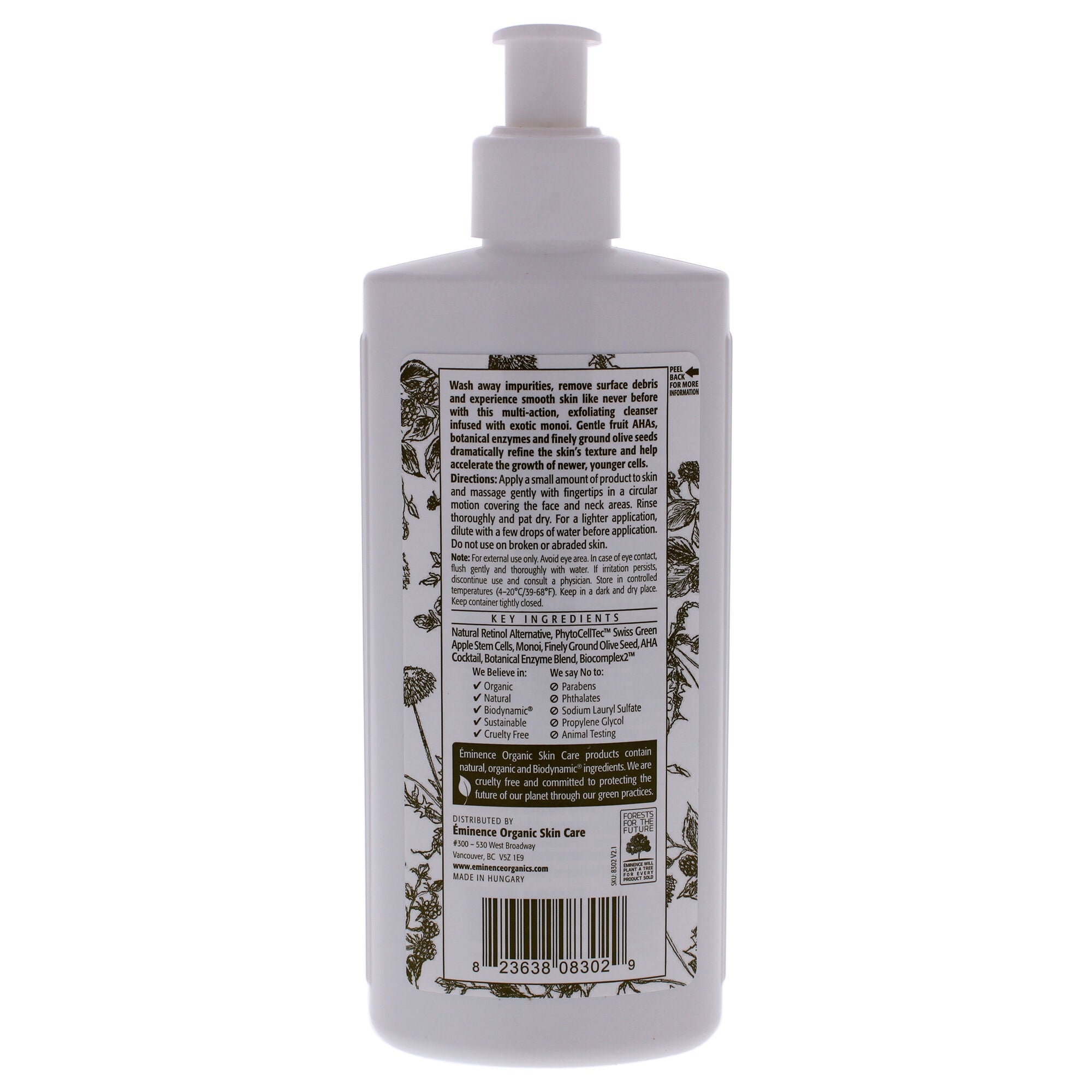 Monoi Age Corrective Exfoliating Cleanser by Eminence for Unisex - 8.4 oz Cleanser, See Description, alternate image number 1