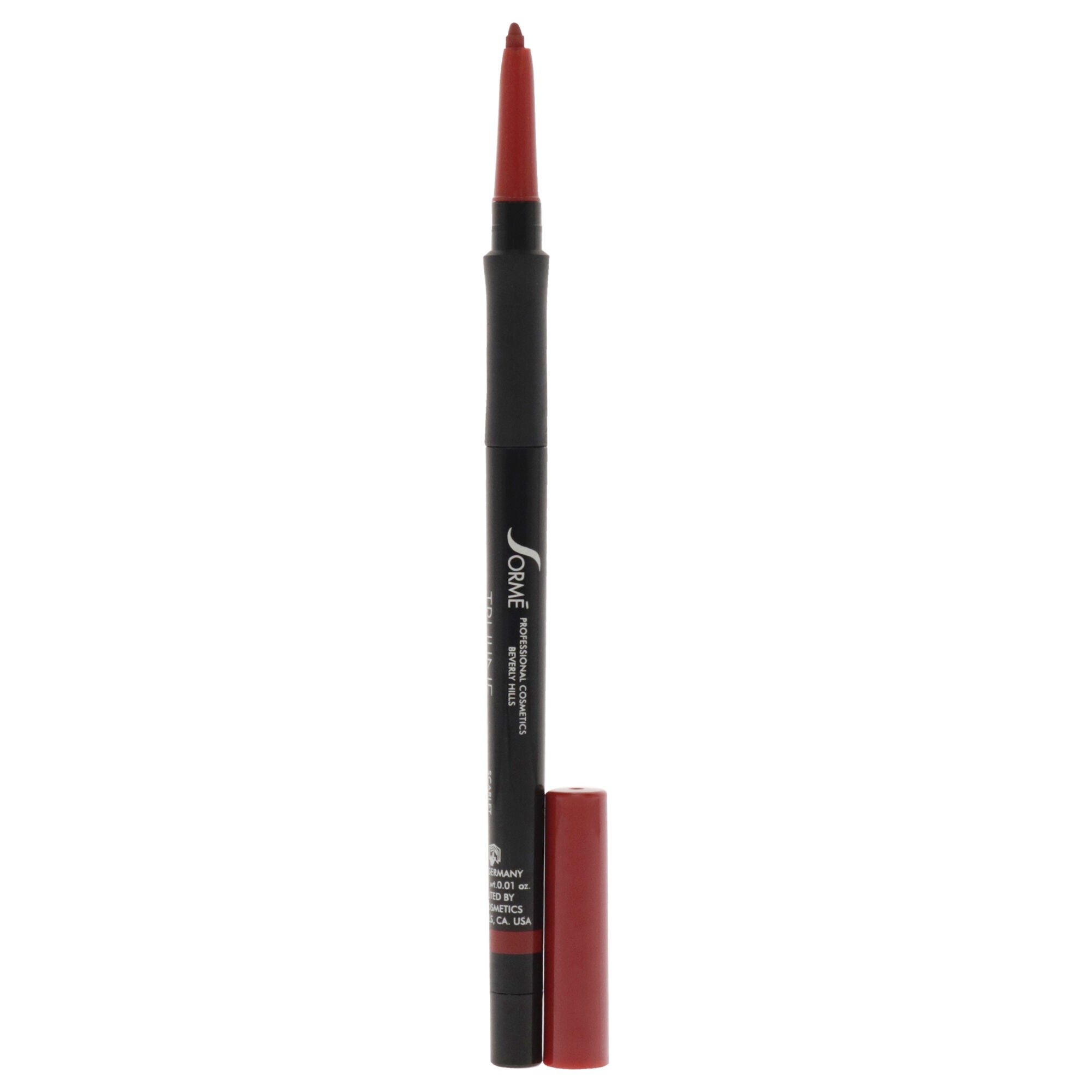 Truline Mechanical Lipliner - MPL04 Scarlet by Sorme Cosmetics for Women - 0.01 oz Lip Liner, See Description, alternate image number 1
