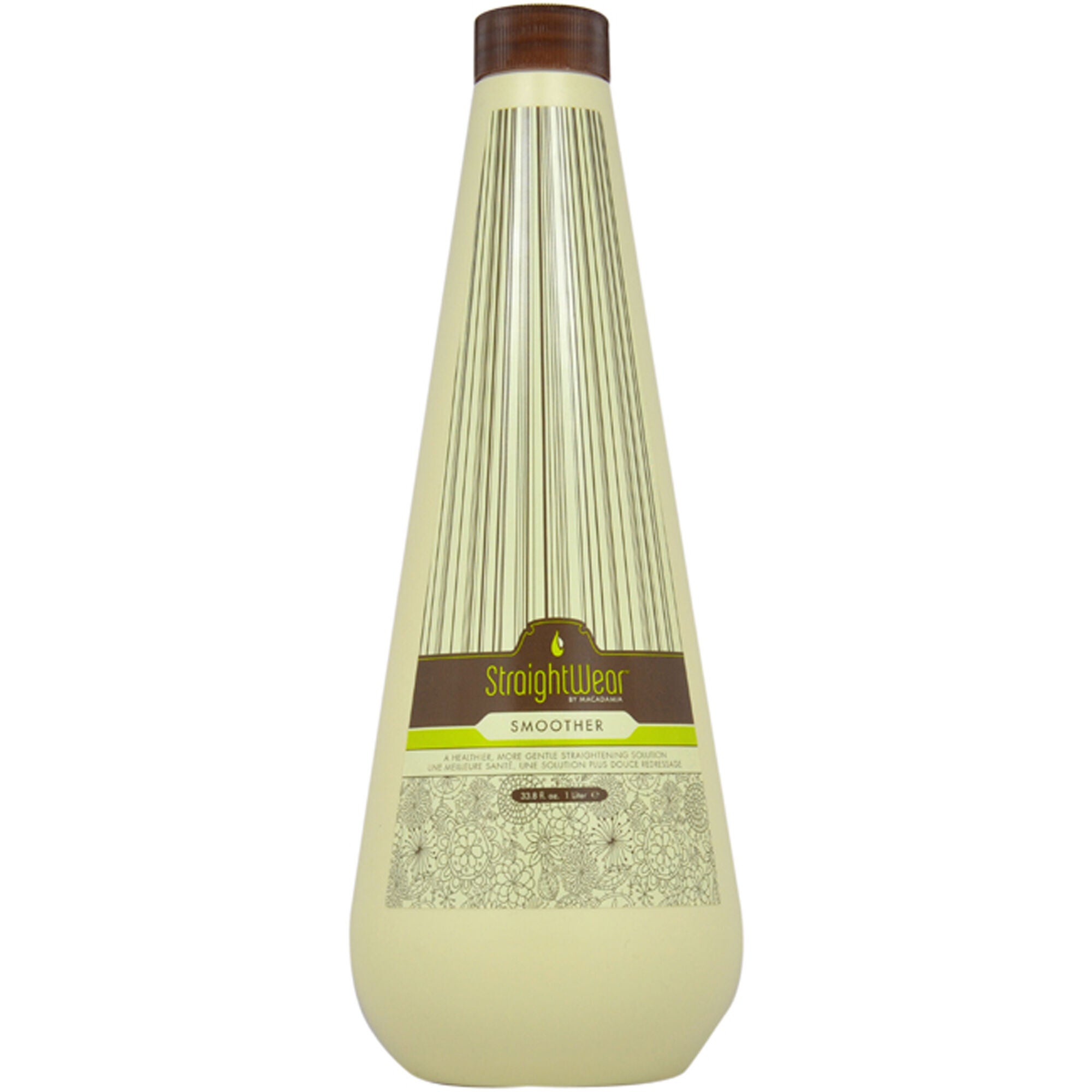 Natural Oil Straightwear Smoother Straightening Solution by Macadamia Oil for Unisex - 33.8 oz Smoother, , alternate image number 1