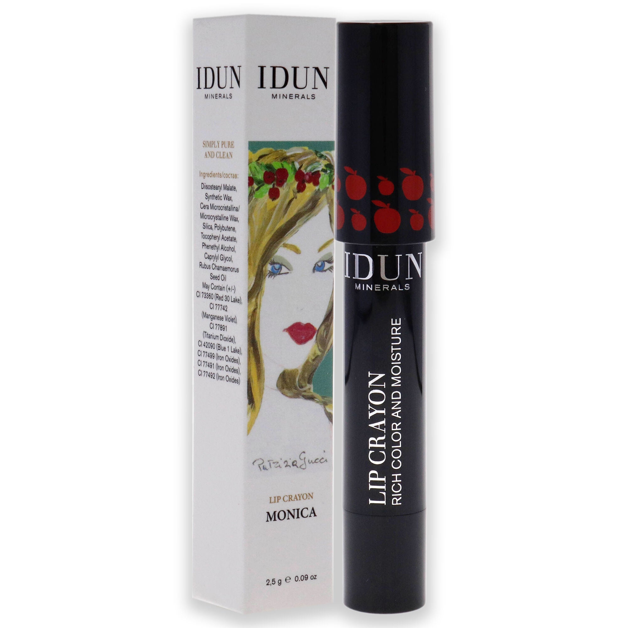 Lip Crayon - 407 Monica by Idun Minerals for Women - 0.09 oz Lipstick, , alternate image number 6