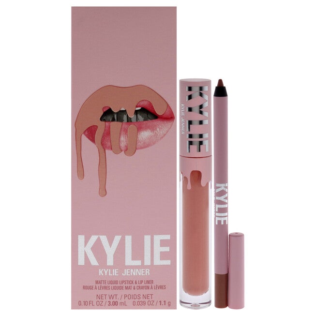 Matte Lip Kit - 700 Bare by Kylie Cosmetics for Women - 2 Pc 0.10oz Matte Liquid Lipstick, 0.039oz Lip Liner, See Description, hi-res image number 0
