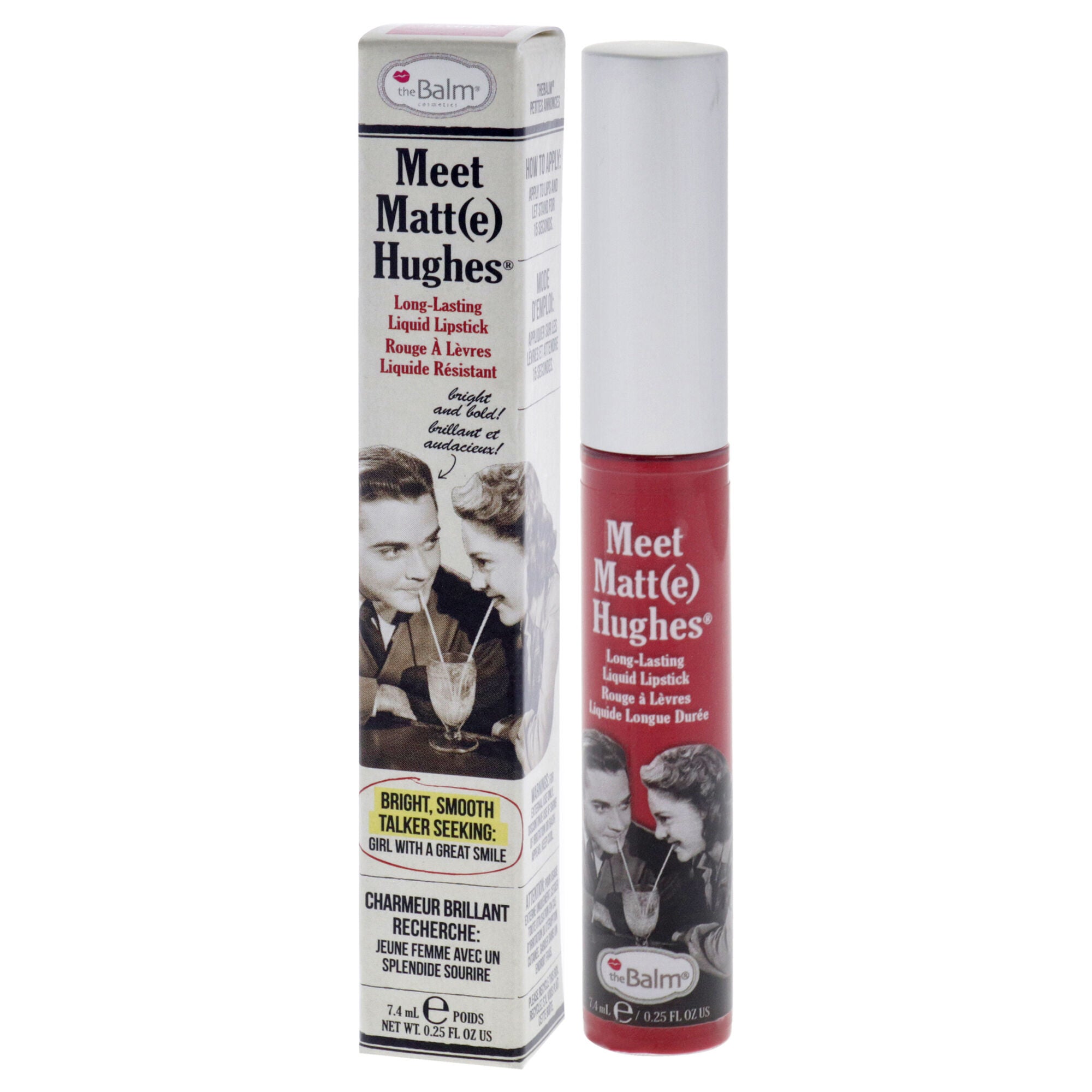 Meet Matte Hughes Long Lasting Liquid Lipstick - Devoted by the Balm for Women - 0.25 oz Lip Gloss, See Description, alternate image number 3