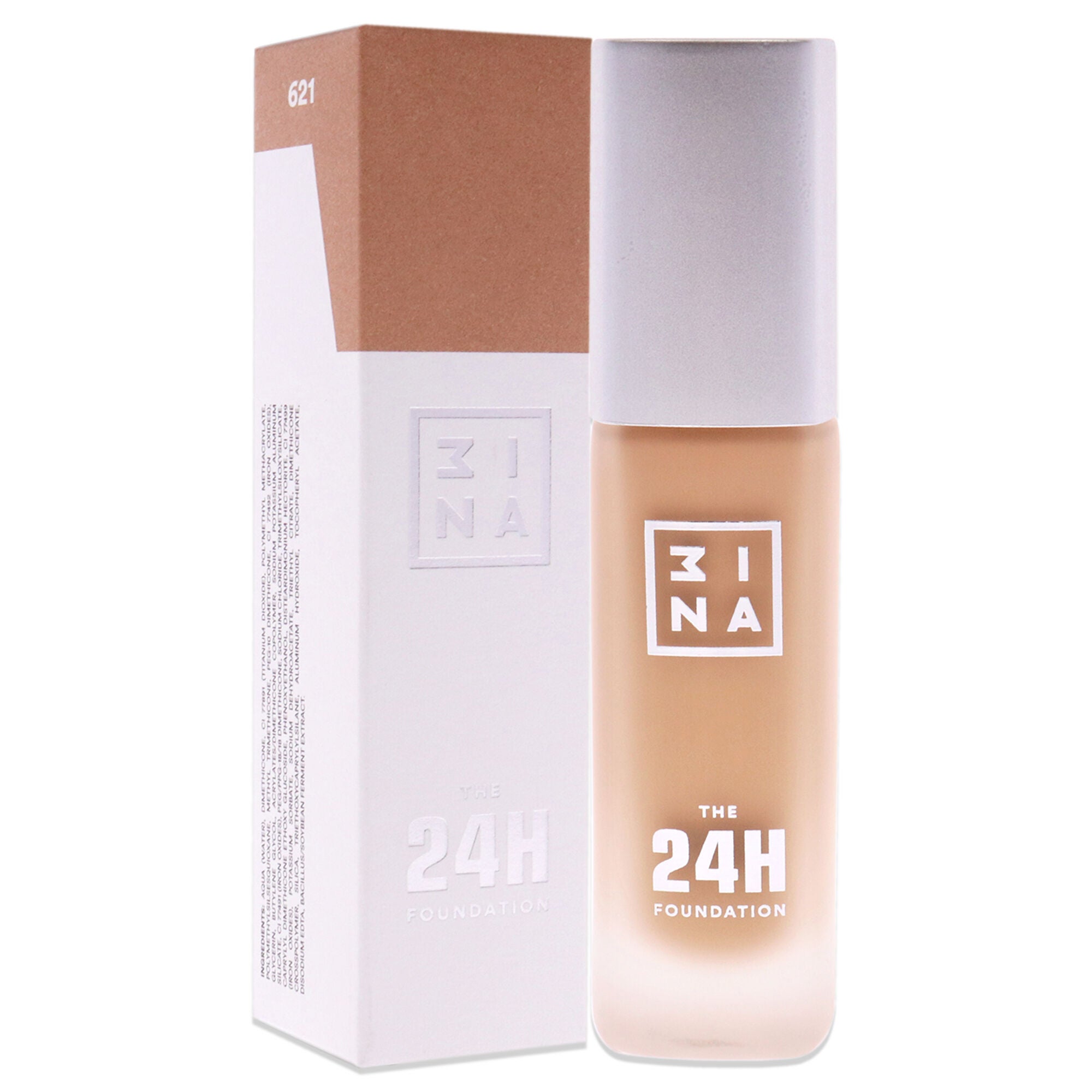 The 24H Foundation - 621 by 3INA for Women - 1.01 oz Foundation, See Description, alternate image number 2