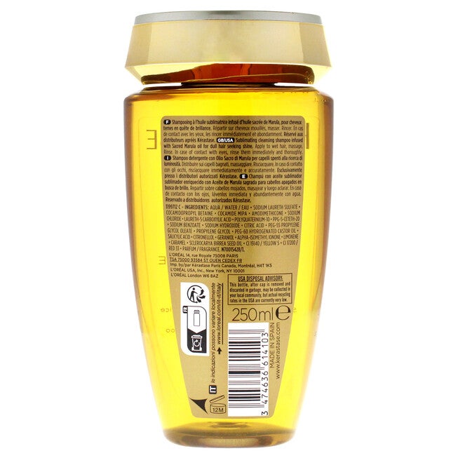 Elixir Ultime Le Bain Shampoo by Kerastase for Unisex - 8.5 oz Shampoo, See Description, alternate image number 3