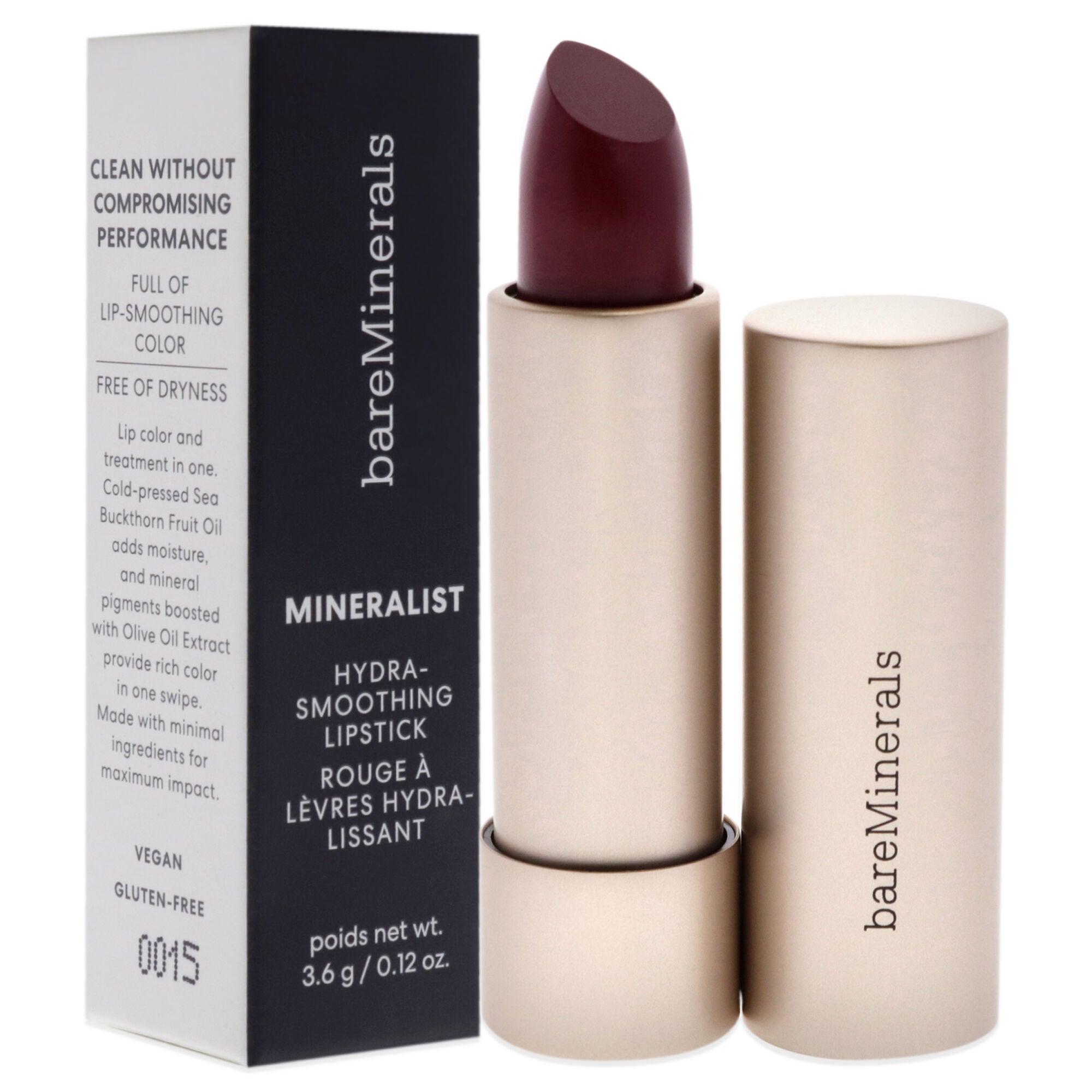 Mineralist Hydra-Smoothing Lipstick - Fortitude by bareMinerals for Women - 0.12 oz Lipstick, See Description, alternate image number 2
