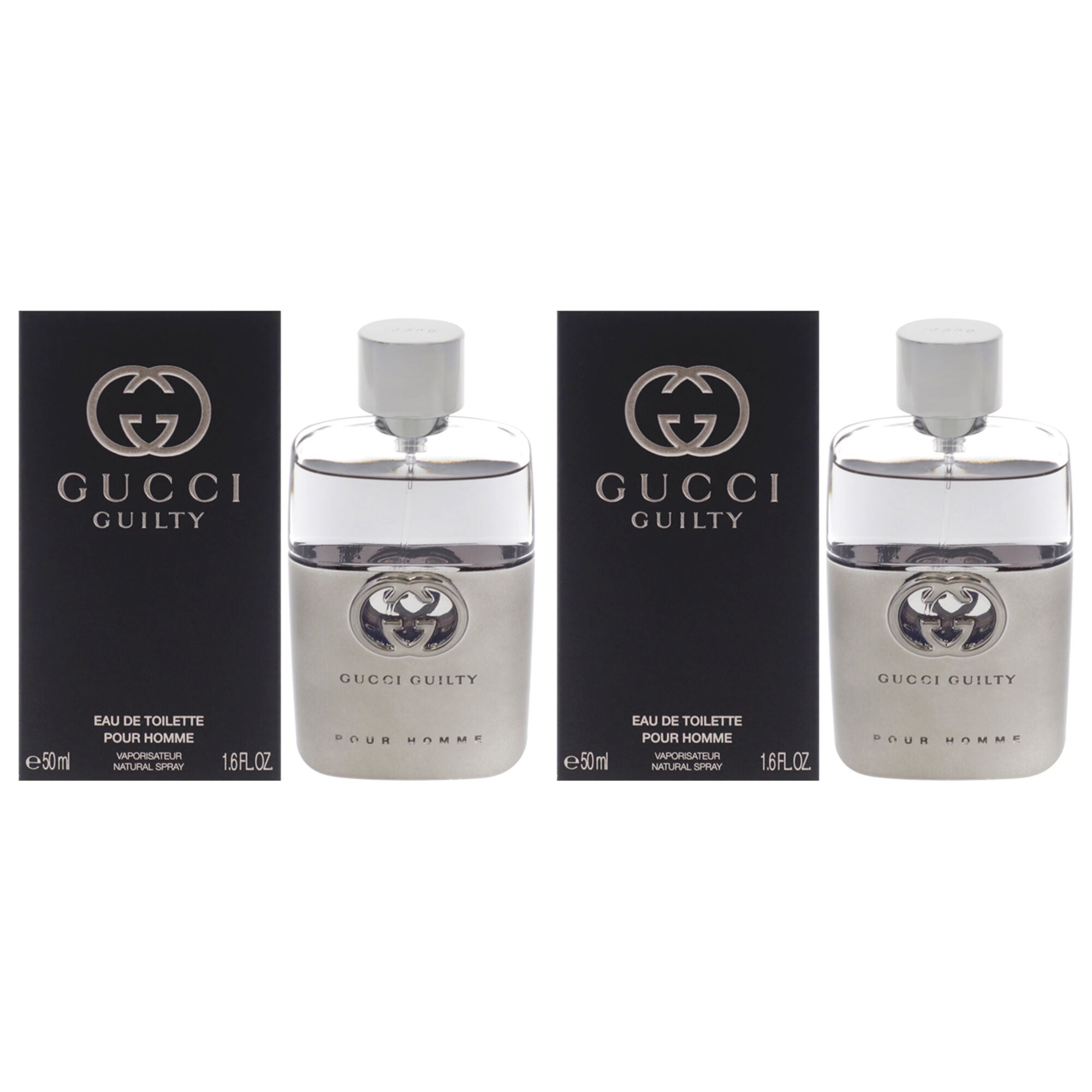 Gucci Guilty by Gucci for Men - 1.6 oz EDT Spray - Pack of 2, Clear, hi-res image number 0