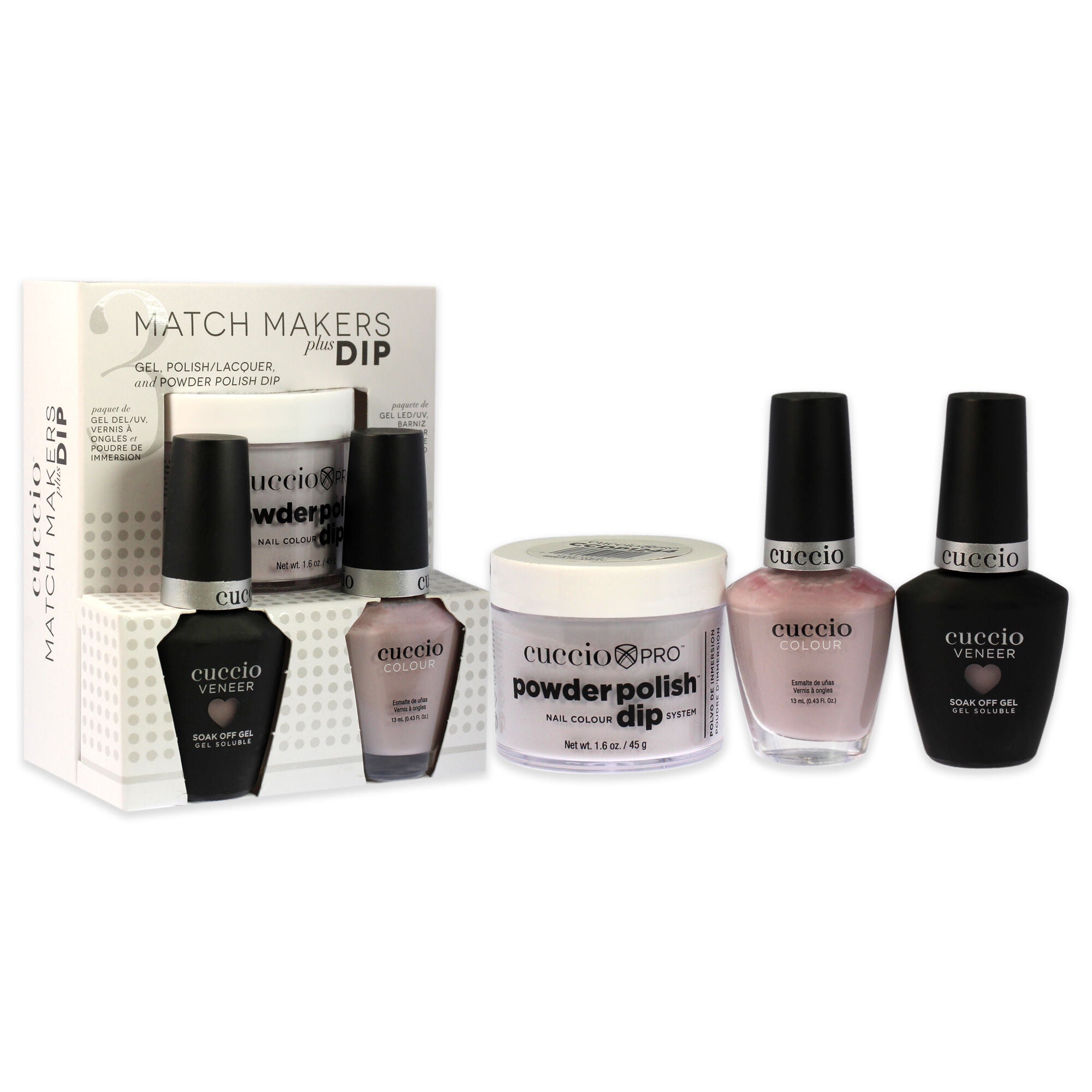 Match Makers Plus Dip - Take Your Breath Away by Cuccio Colour for Women - 3 Pc Set, See Description, alternate image number 2