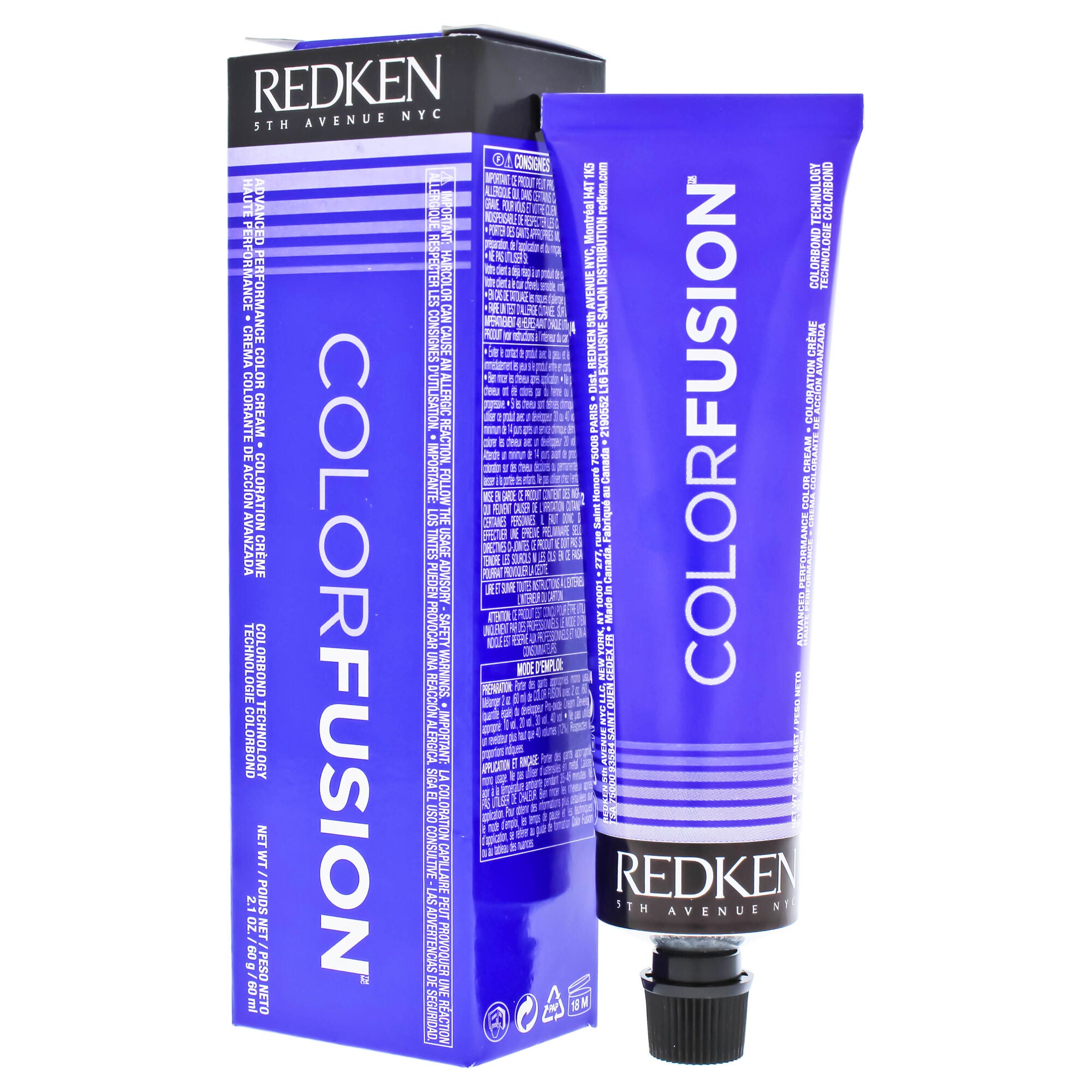 Color Fusion Color Cream Cool Fashion - 6Bv Brown-Violet by Redken for Unisex - 2.1 oz Hair Color, See Description, alternate image number 2