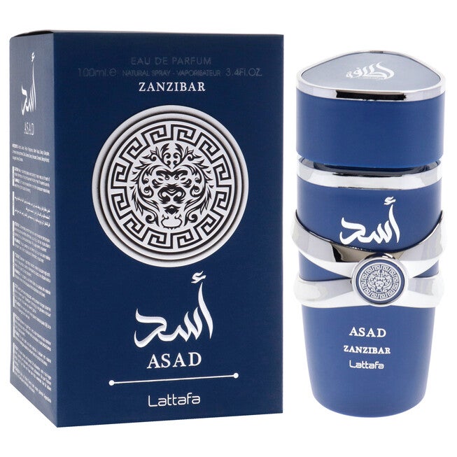 Asad Zanzibar by Lattafa for Men - 3.4 oz EDP Spray, See Description, alternate image number 1